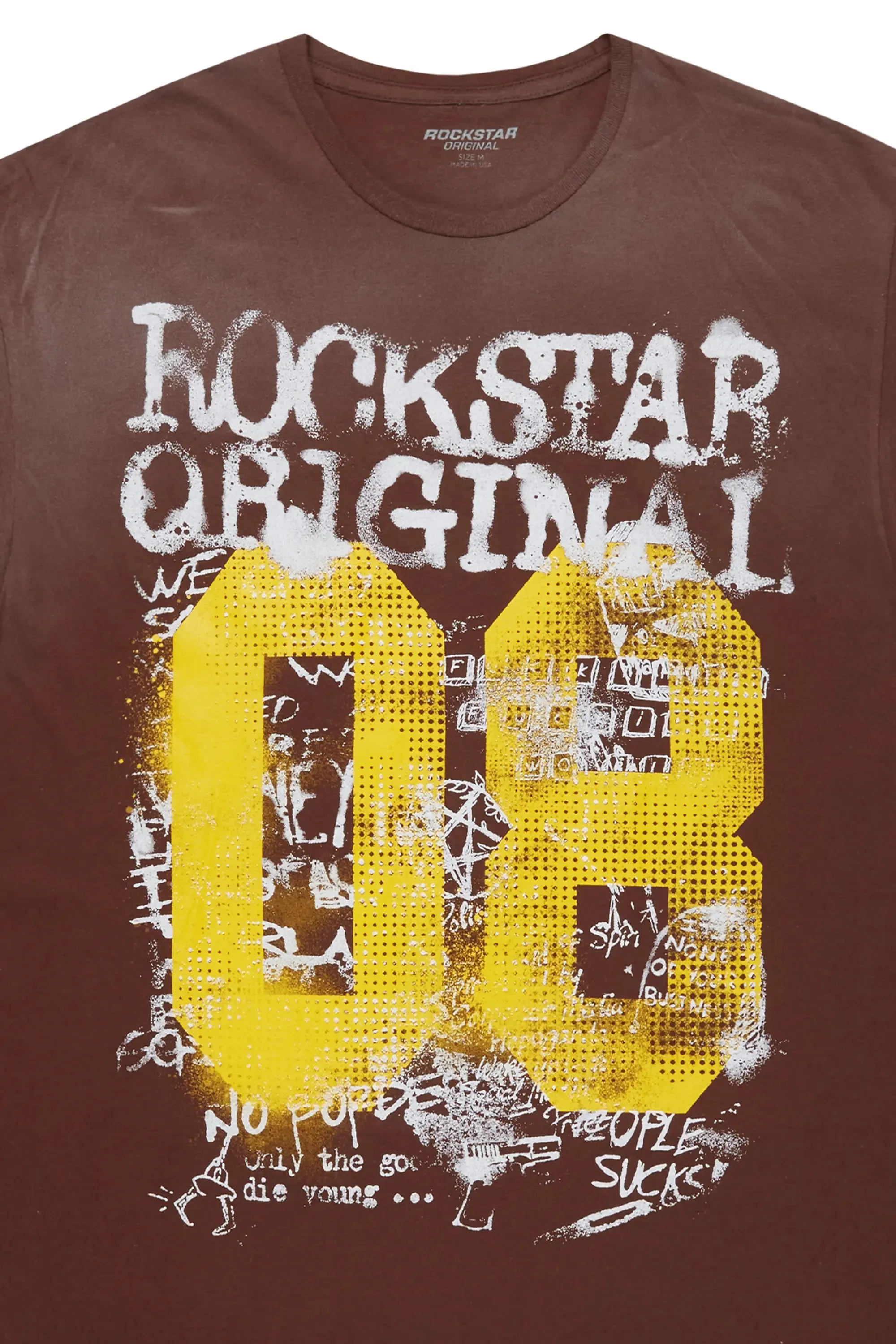 Aaliyah Brown Oversized T-Shirt sold by Rockstar Original product image thumbnail 2