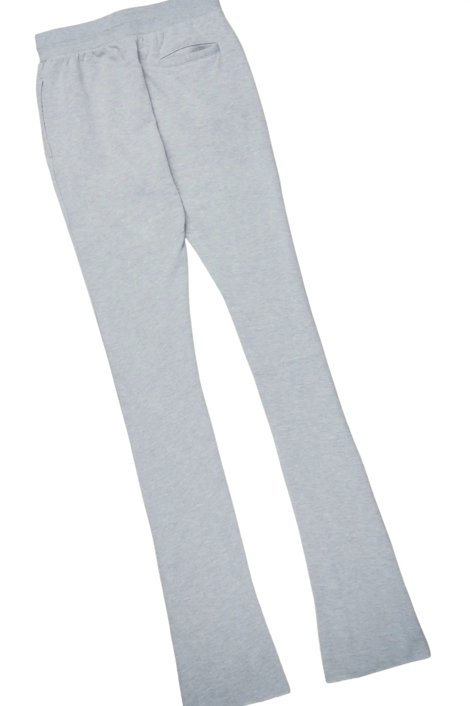 Basic Heather Grey Hoodie/Super Stacked Flare Track Set sold by Rockstar Original product image thumbnail 5