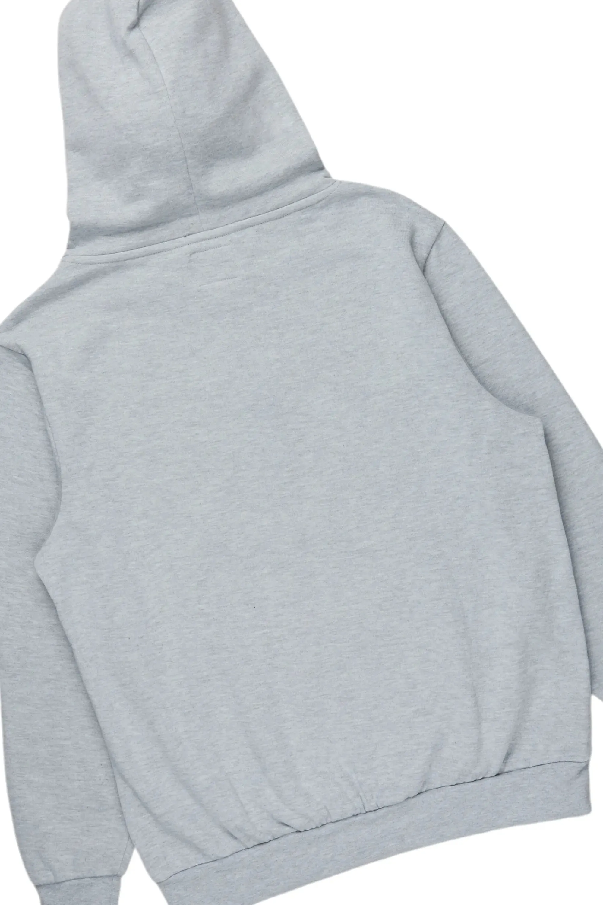 Basic Heather Grey Hoodie/Super Stacked Flare Track Set sold by Rockstar Original product image thumbnail 3