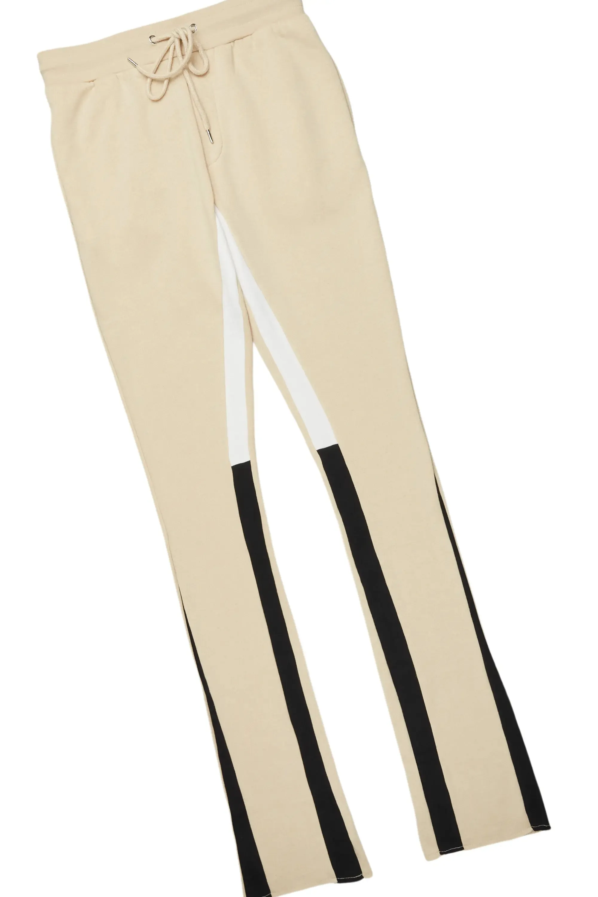 Basic Beige Hoodie/Stacked Flare Track Set sold by Rockstar Original product image thumbnail 4