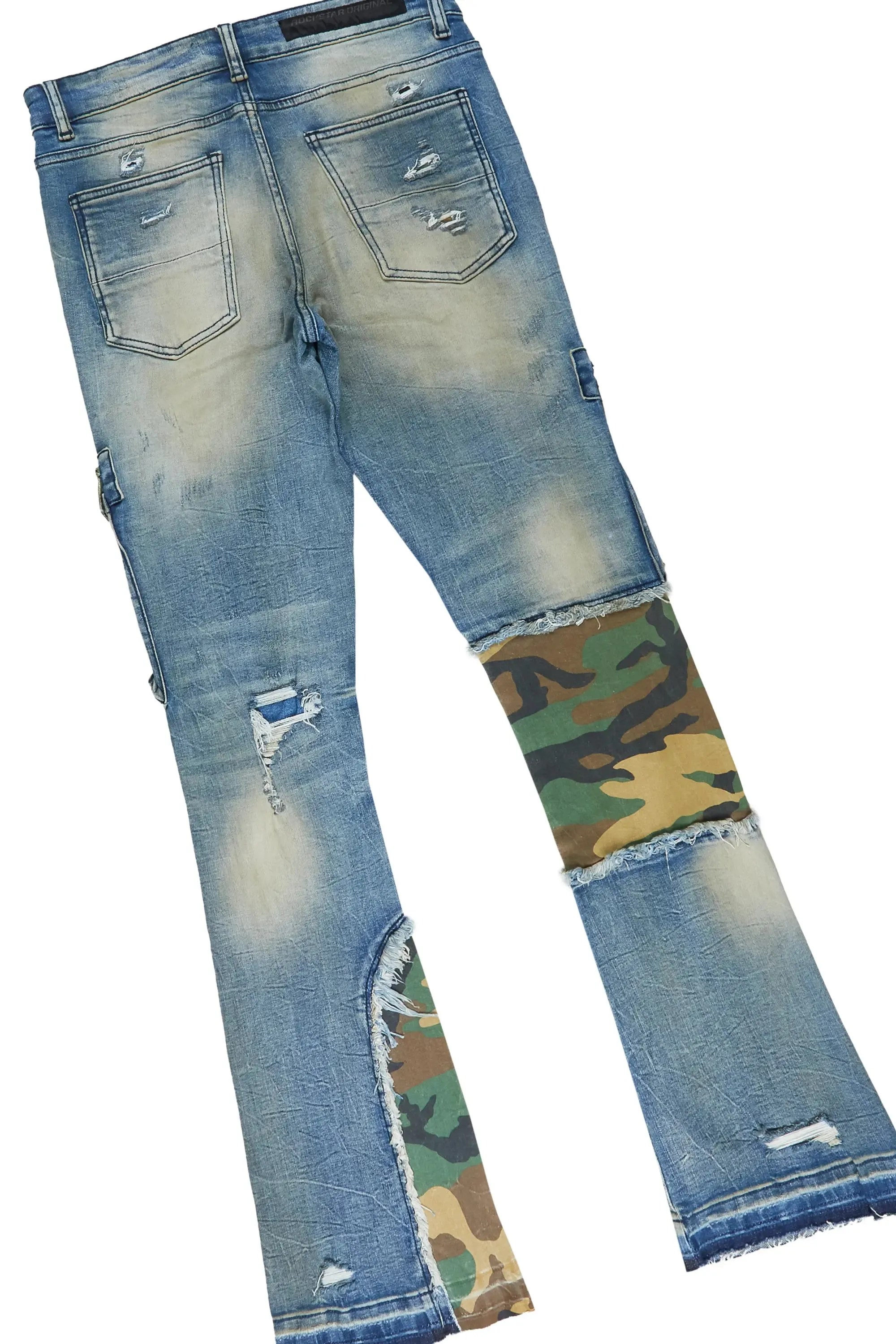 Beno Black Long Sleeve T-Shirt & Zeta Super Stacked Flare Jean Bundle sold by Rockstar Original product image thumbnail 4