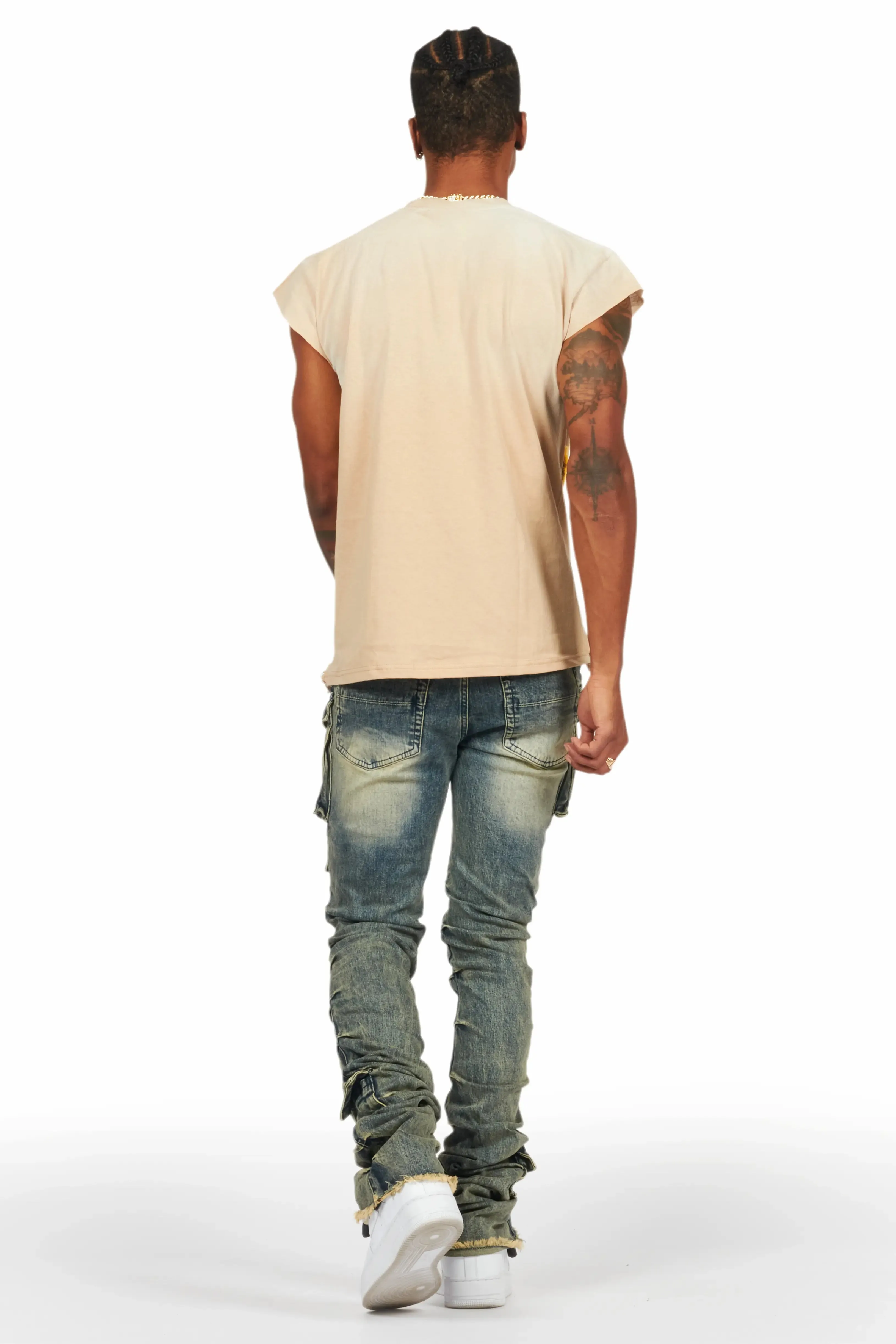 Gentry Tint Stacked Flare Jean sold by Rockstar Original product image thumbnail 5