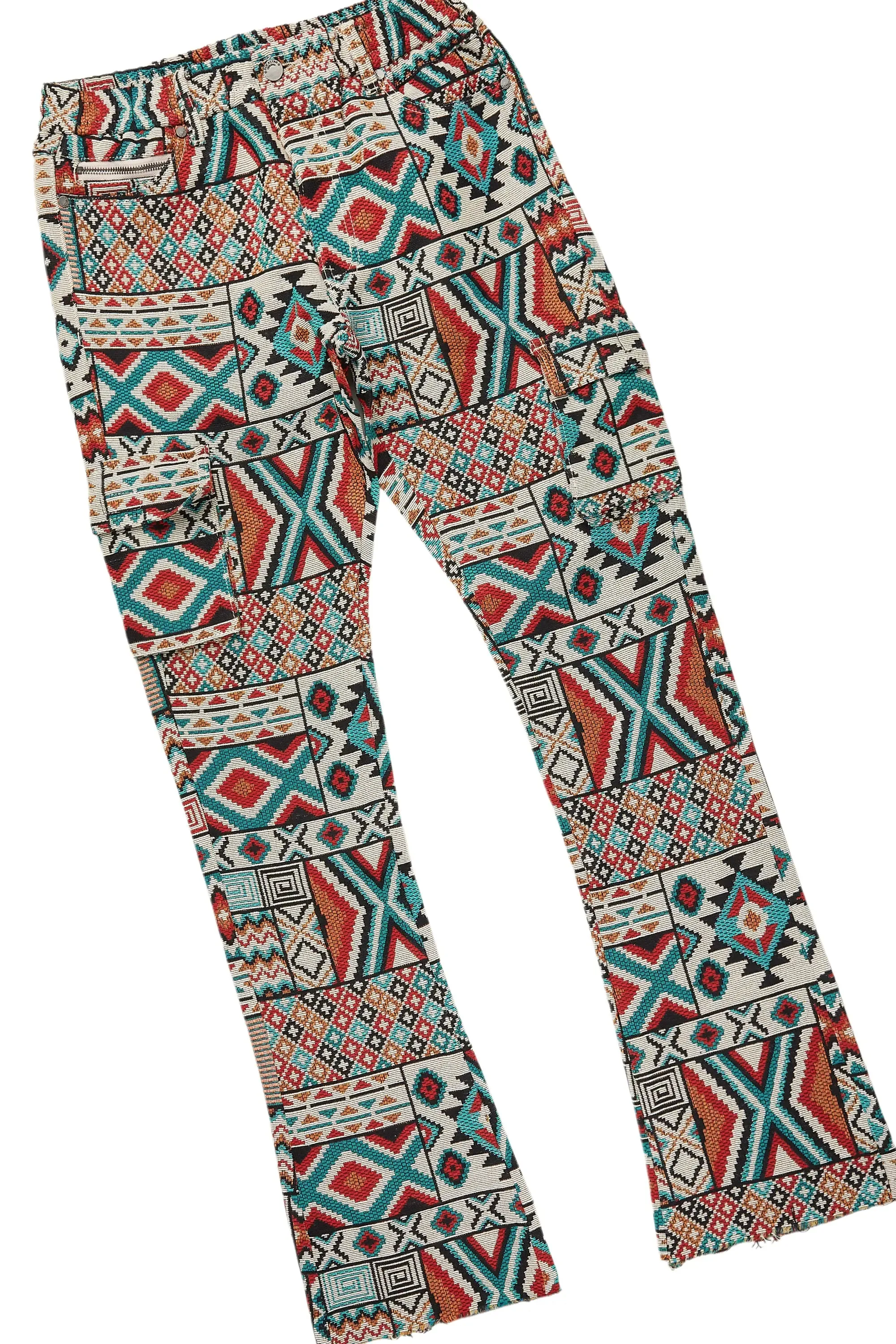 Lake Black T-Shirt & Nard Stacked Flare Tapestry Jean Bundle sold by Rockstar Original product image thumbnail 4