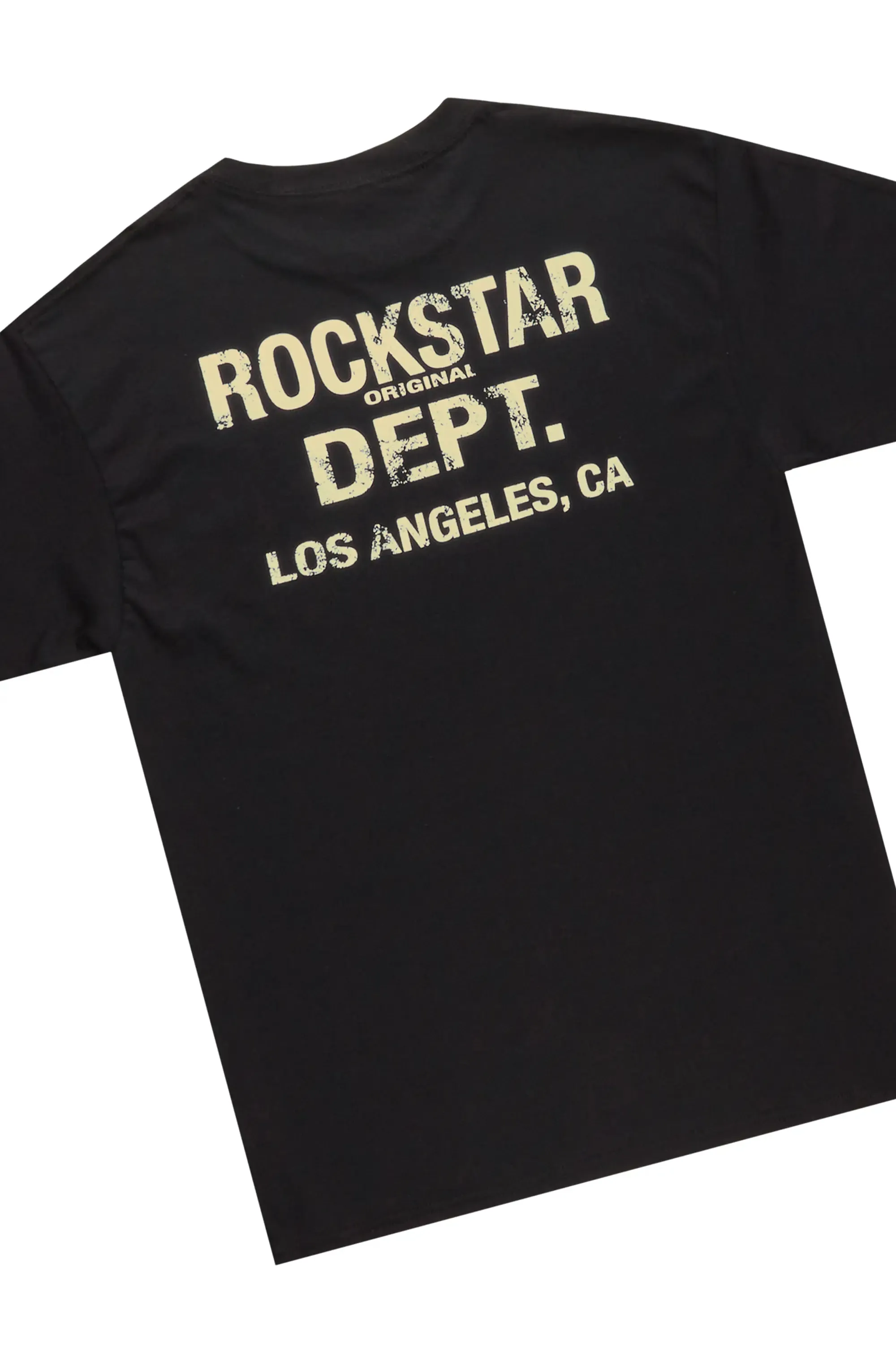 Lake Black T-Shirt & Nard Stacked Flare Tapestry Jean Bundle sold by Rockstar Original product image thumbnail 3