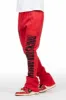 Keve Red Knitted Mohair Flare Sweat Pant sold by Rockstar Original