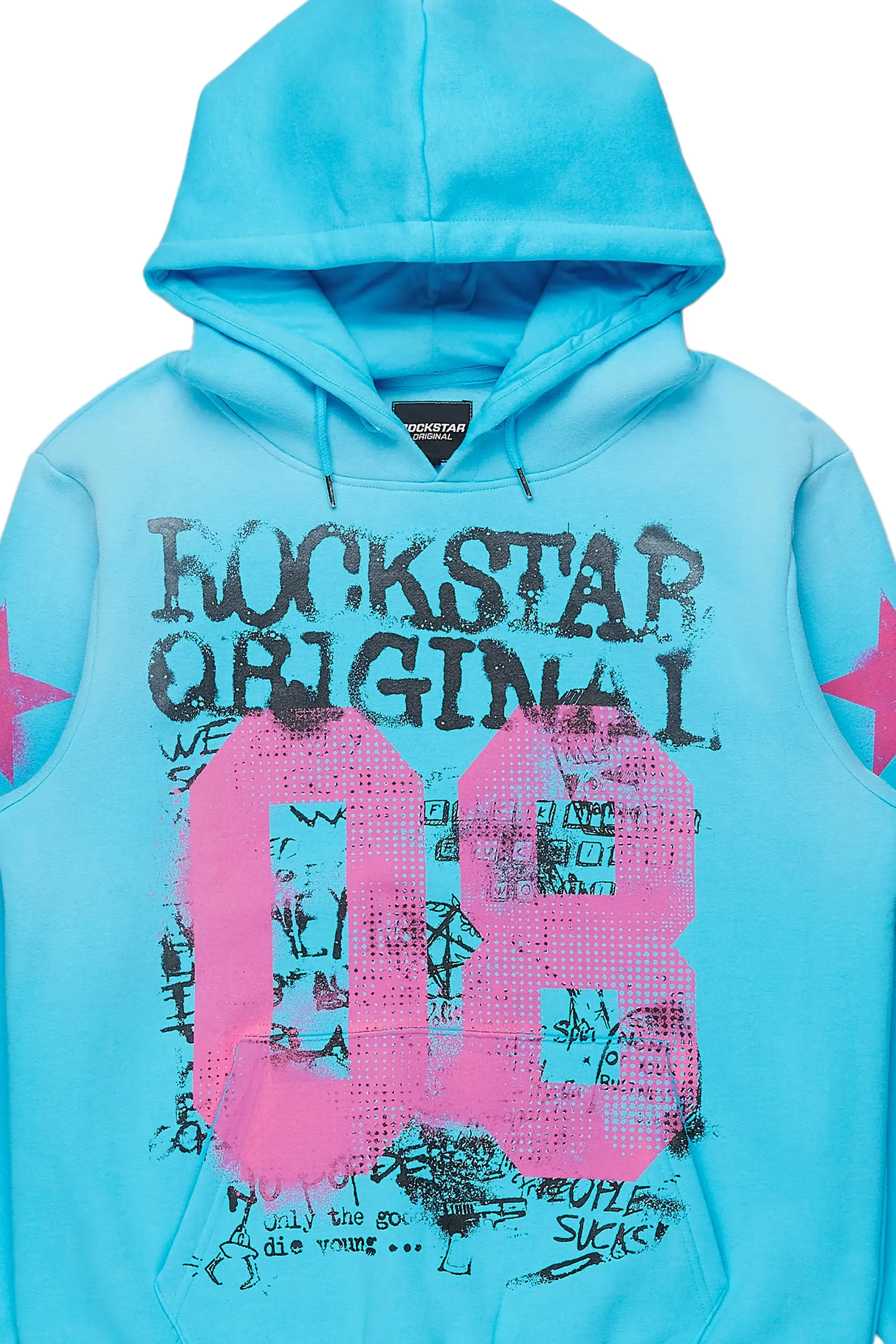 Aaliyah Blue Oversized Hoodie sold by Rockstar Original product image thumbnail 2