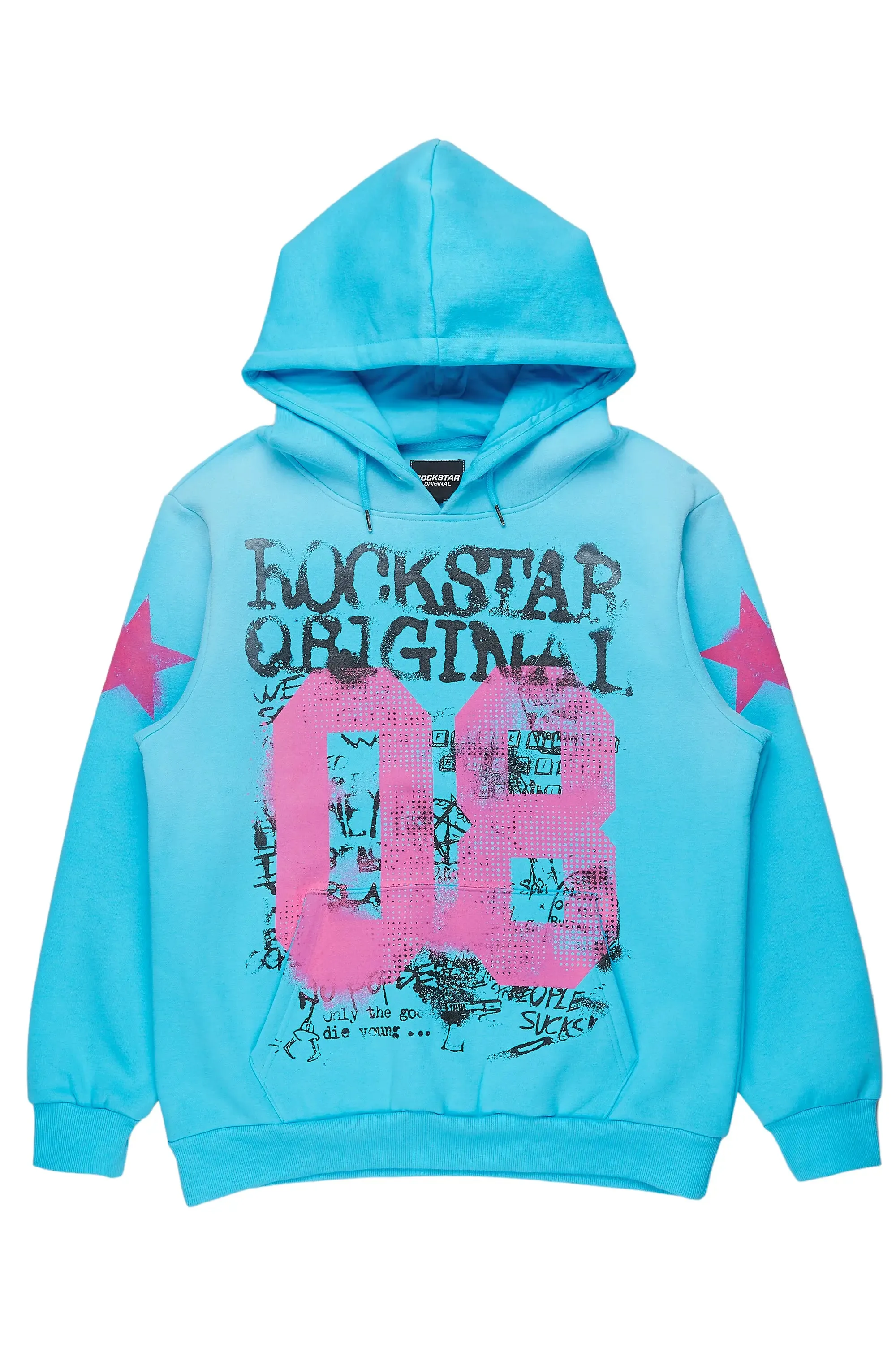 Aaliyah Blue Oversized Hoodie sold by Rockstar Original