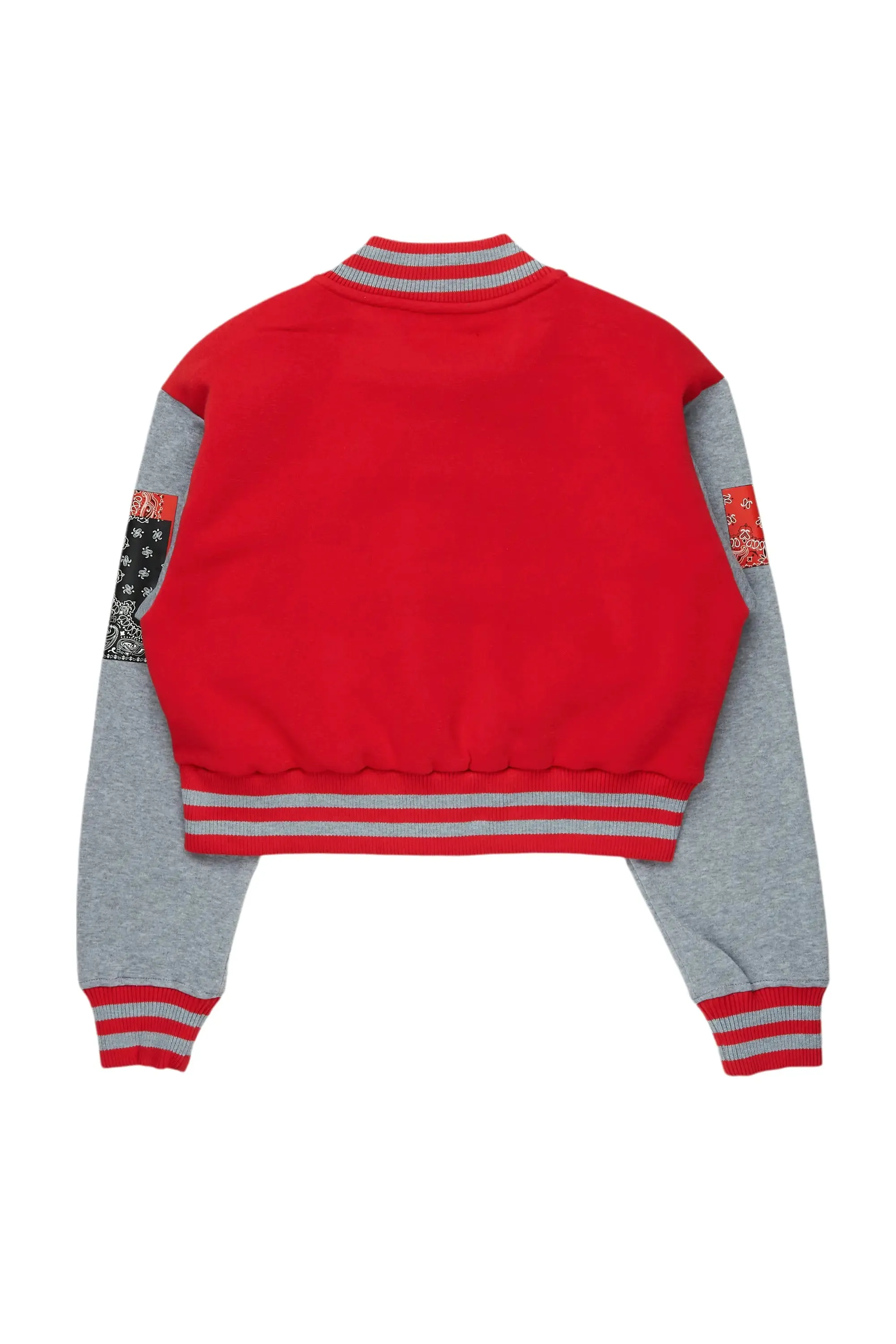 Dedtrica Red Varsity Jacket sold by Rockstar Original product image thumbnail 3