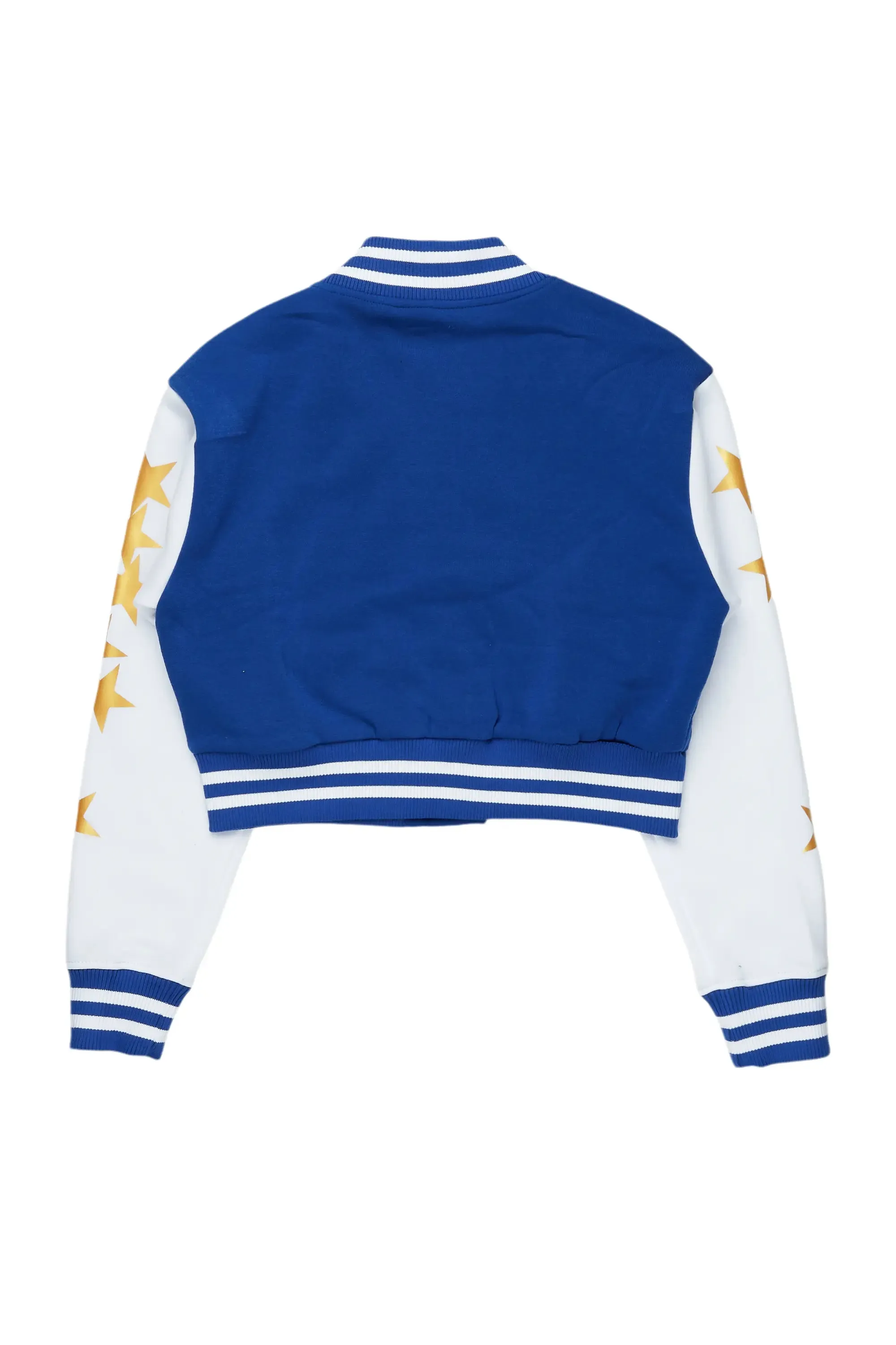 Suzanne Royal Blue Varsity Jacket sold by Rockstar Original product image thumbnail 3