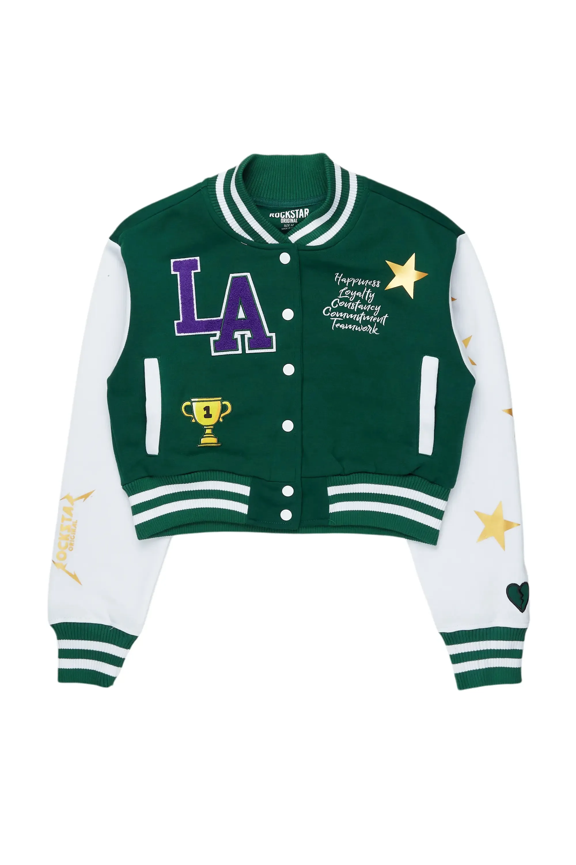 Keneka Green Varsity Jacket sold by Rockstar Original