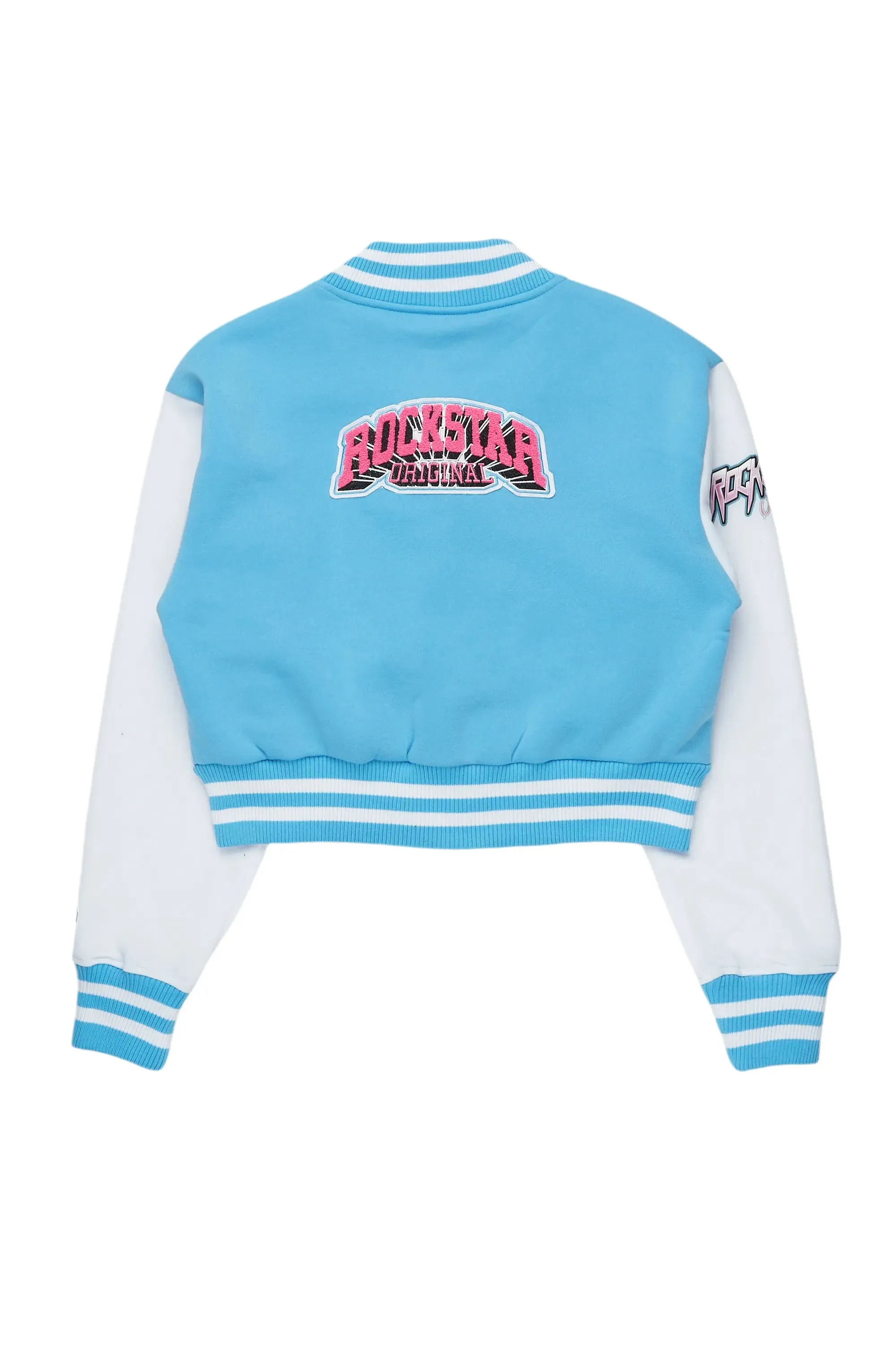 Shanasia Blue Varsity Jacket sold by Rockstar Original product image thumbnail 3
