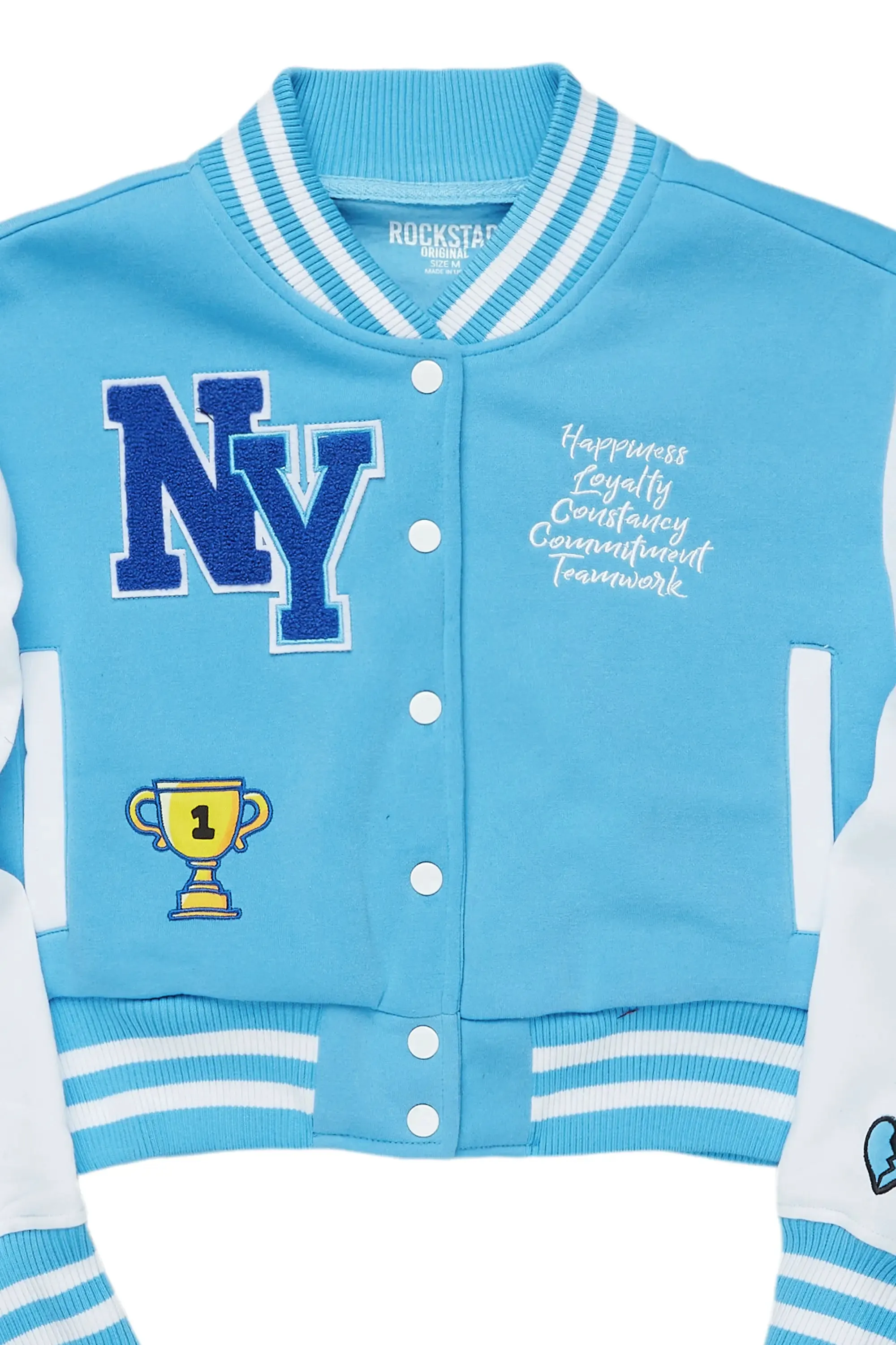 Shanasia Blue Varsity Jacket sold by Rockstar Original product image thumbnail 2