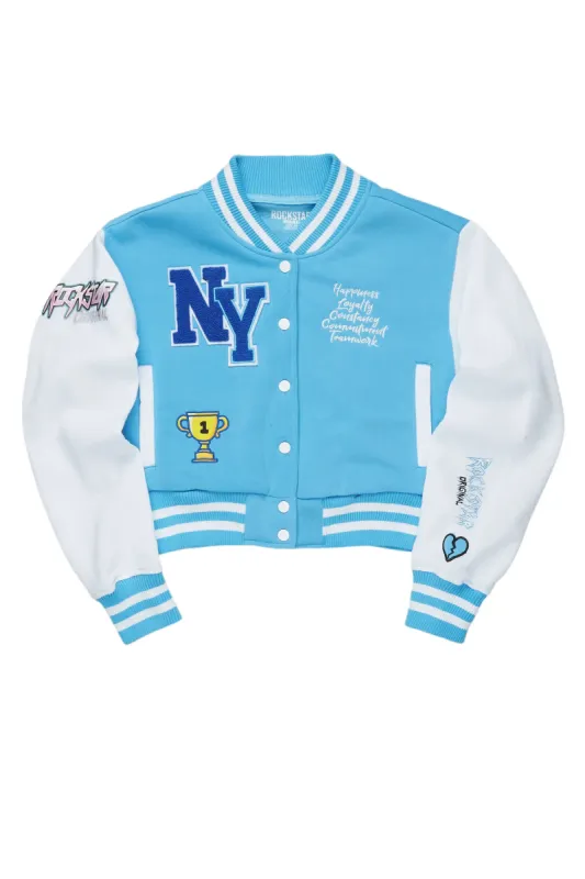 Shanasia Blue Varsity Jacket sold by Rockstar Original