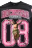 Tariqa Black Double Layer Graphic T-Shirt sold by Rockstar Original