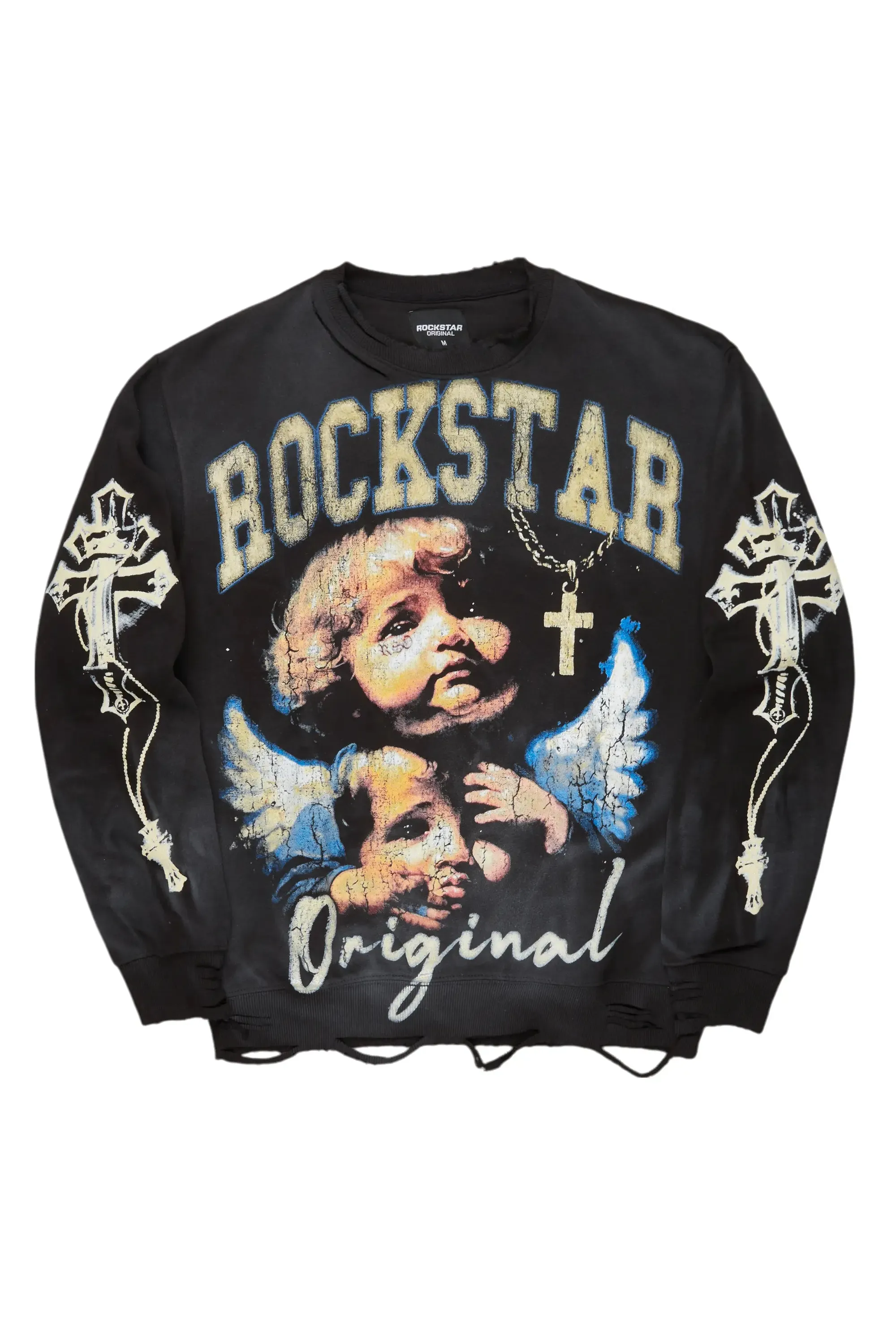 Deiter Black Graphic Crewneck sold by Rockstar Original