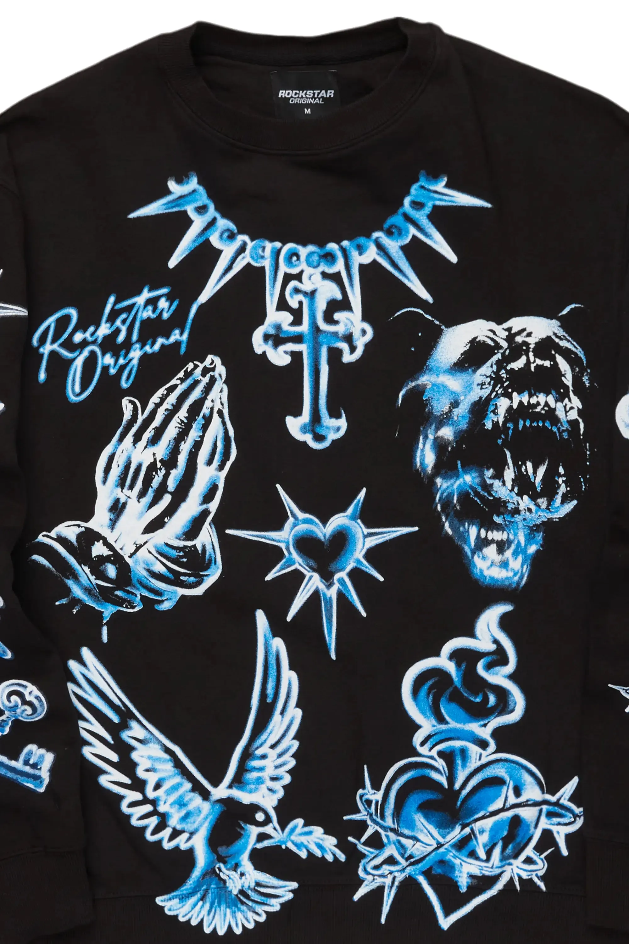 Danyah Black Crewneck sold by Rockstar Original product image thumbnail 2