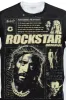 Farrah Black/White Double Layer Graphic T-Shirt sold by Rockstar Original