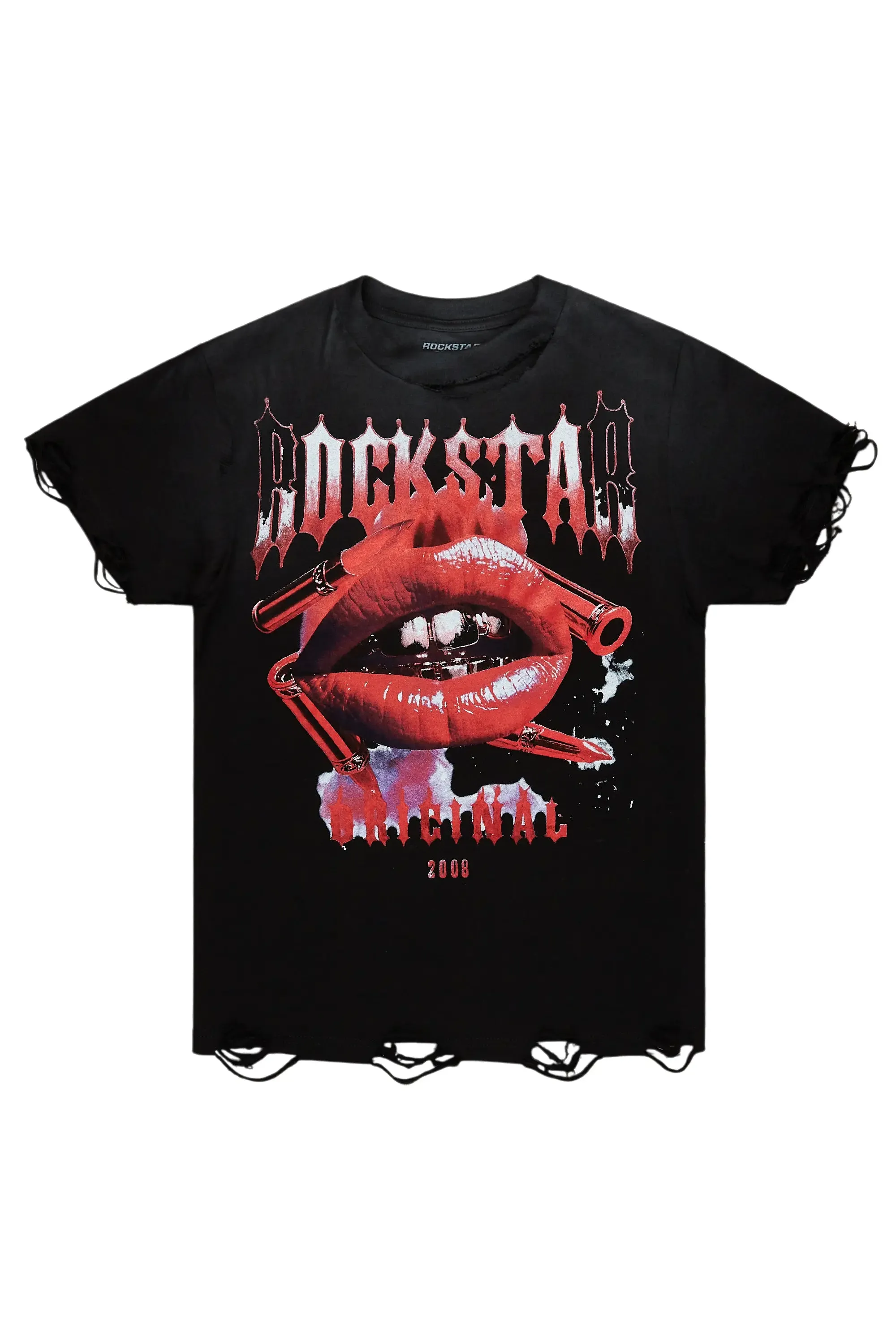 Branna Black Oversized T-Shirt sold by Rockstar Original