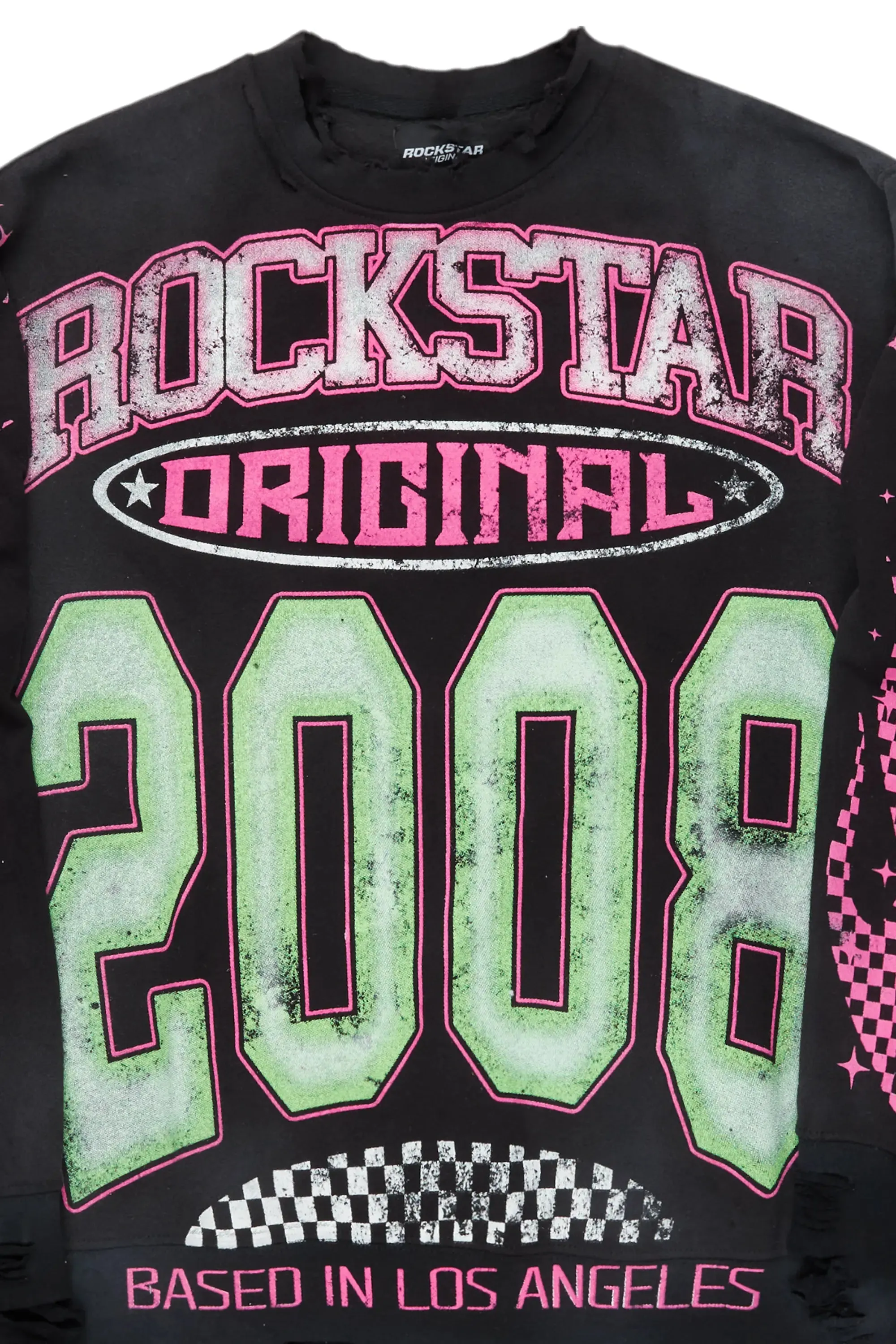 Jaren Black Graphic Crewneck sold by Rockstar Original product image thumbnail 2