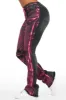 Keenana Black Painted Stacked Flare Jean sold by Rockstar Original