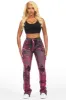 Keenana Black Painted Stacked Flare Jean sold by Rockstar Original