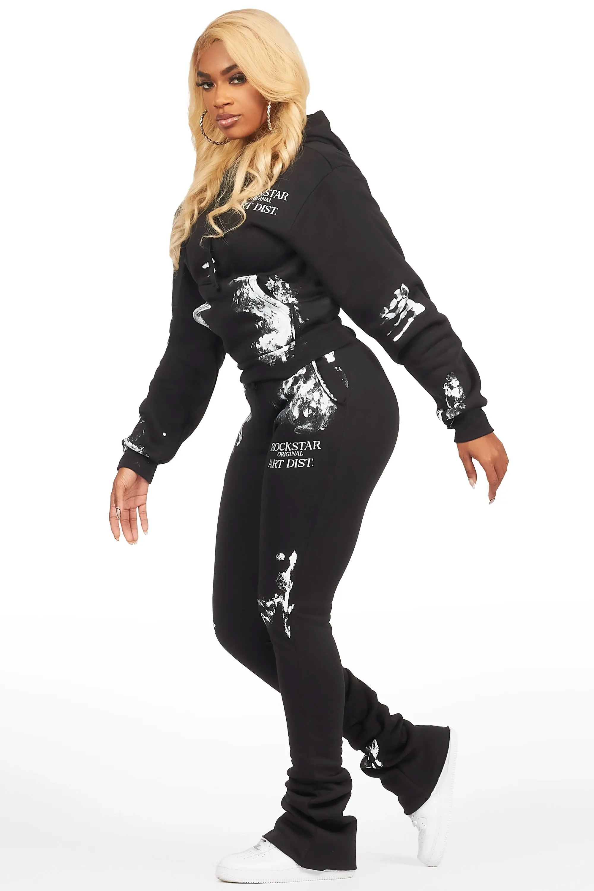 Filipa Black Super Stacked Trackset sold by Rockstar Original product image thumbnail 3