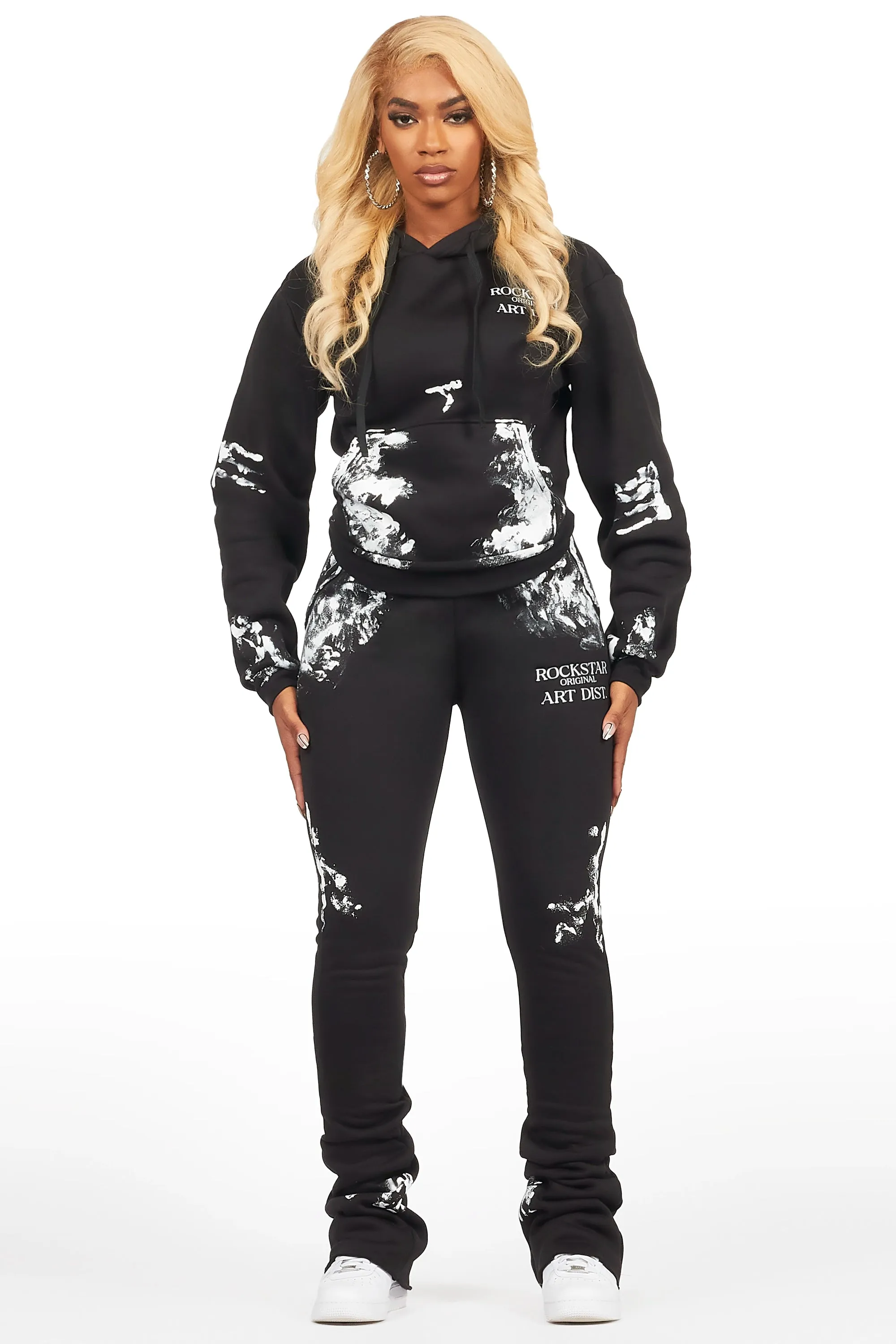 Filipa Black Super Stacked Trackset sold by Rockstar Original