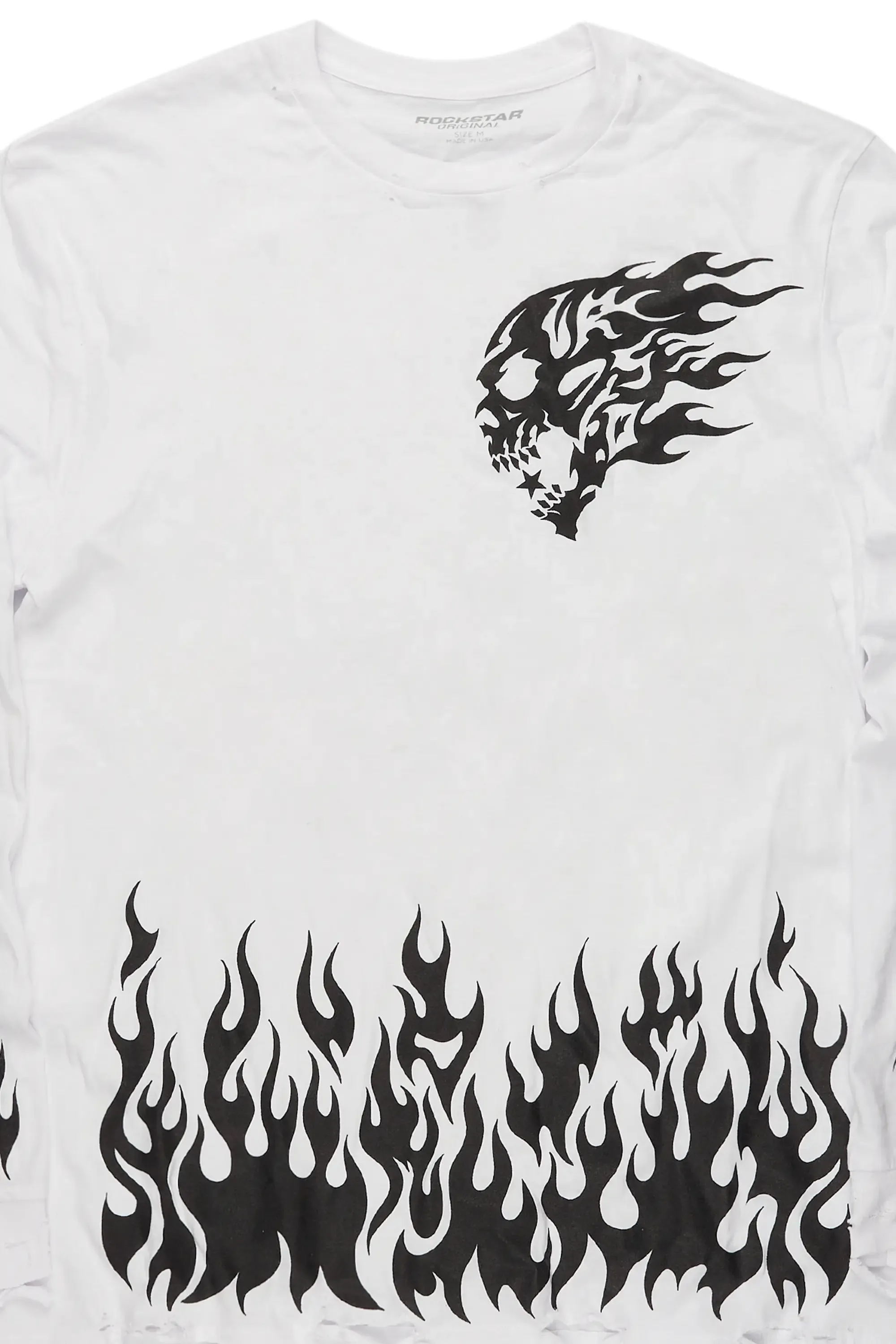 Bubble White Long Sleeve Graphic T-Shirt sold by Rockstar Original product image thumbnail 2