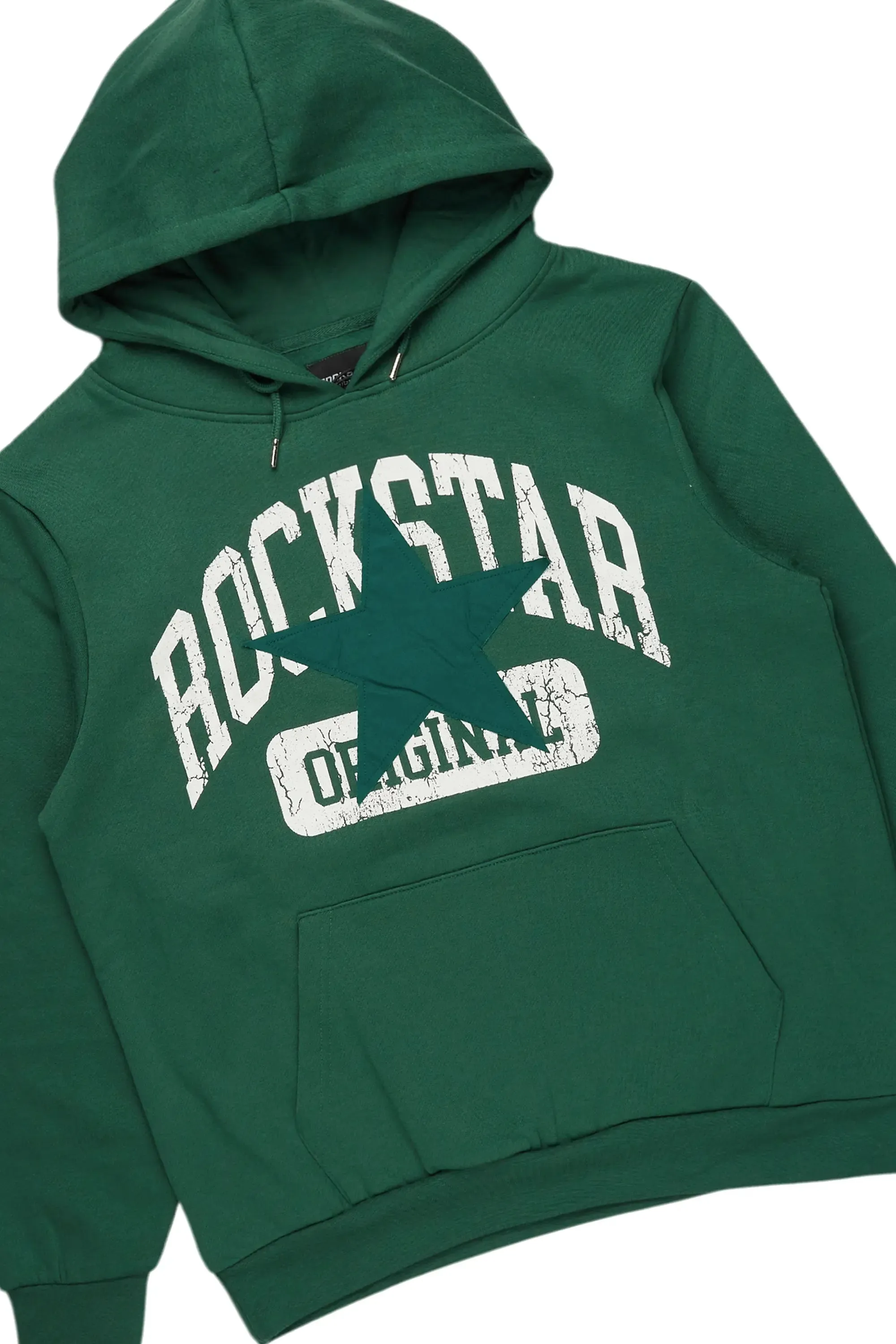 Mallor Green Baggy Stacked Hoodie Track Set sold by Rockstar Original product image thumbnail 2