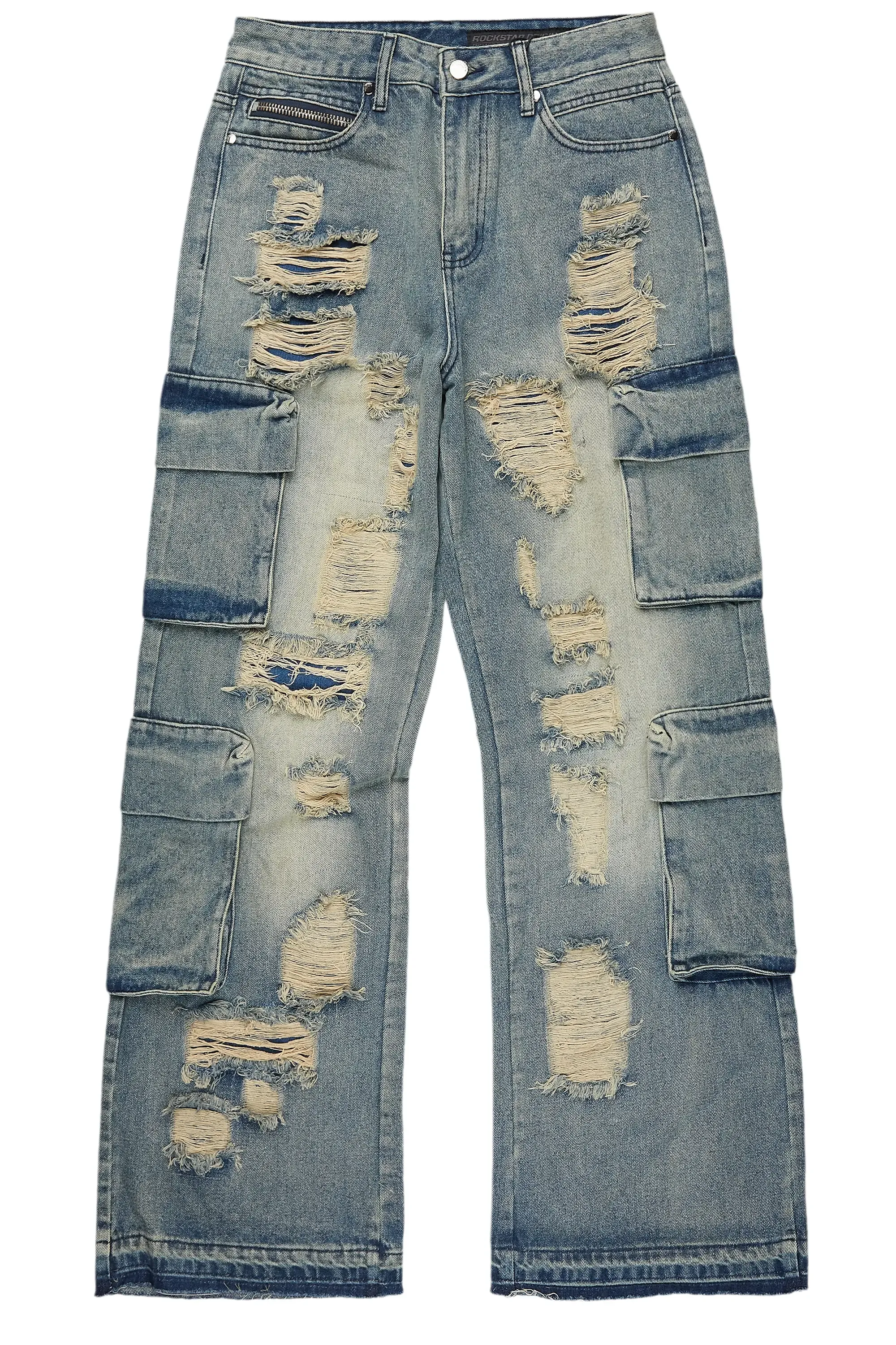 Peppe Blue Baggy Fit Jean sold by Rockstar Original product image thumbnail 2