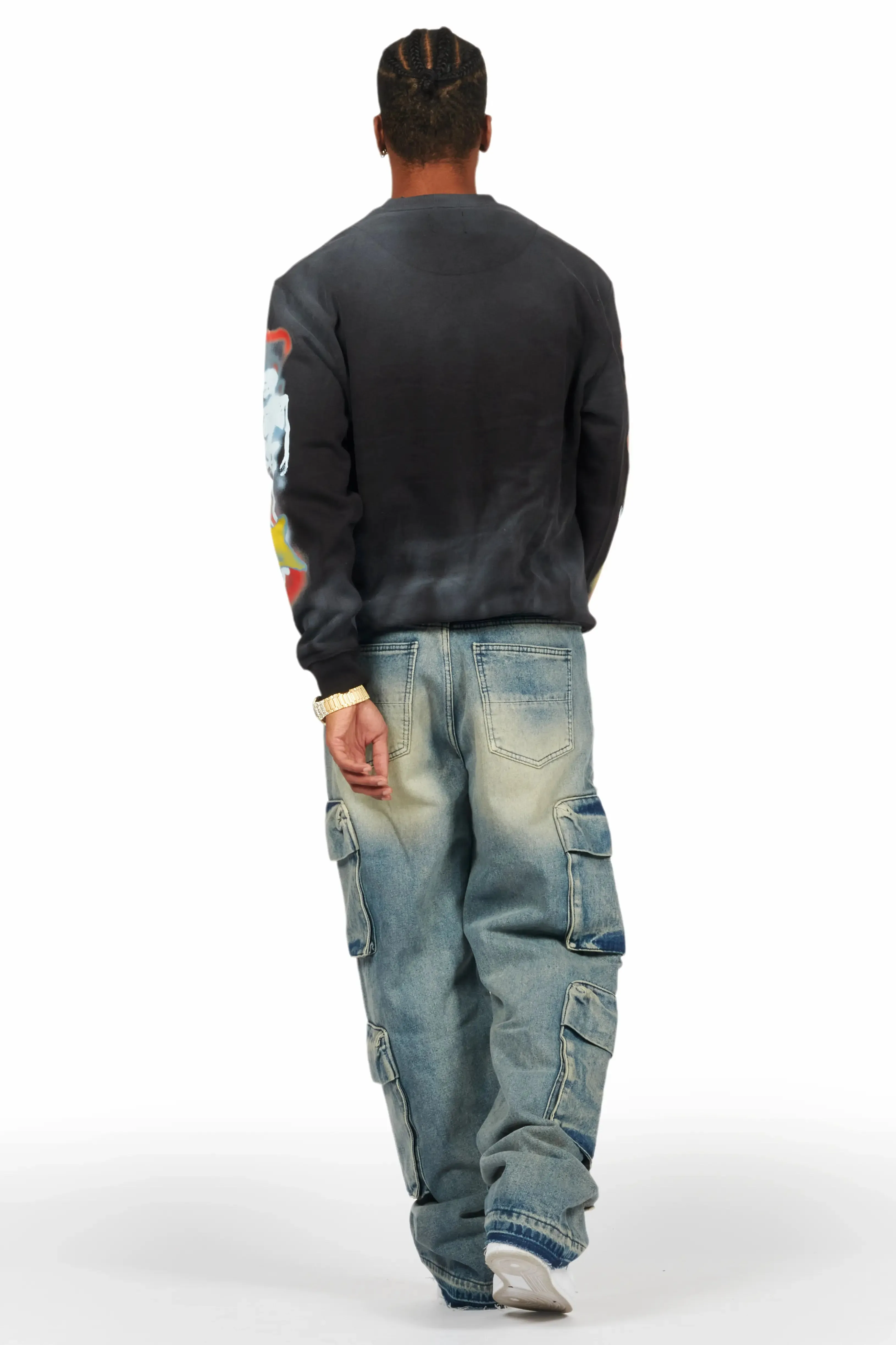 Peppe Blue Baggy Fit Jean sold by Rockstar Original product image thumbnail 5