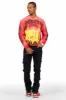 Adalee Black Cargo Stacked Flare Jean sold by Rockstar Original