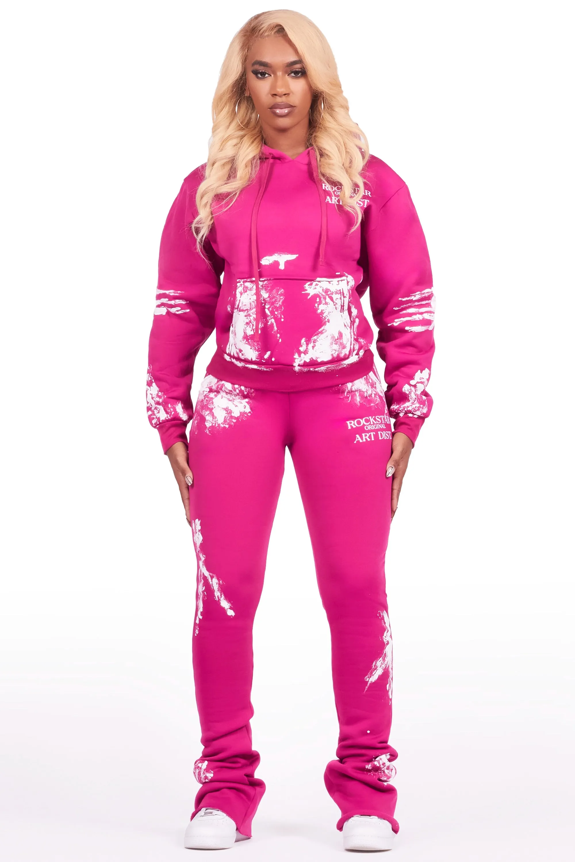 Filipa Fuchsia Super Stacked Trackset sold by Rockstar Original