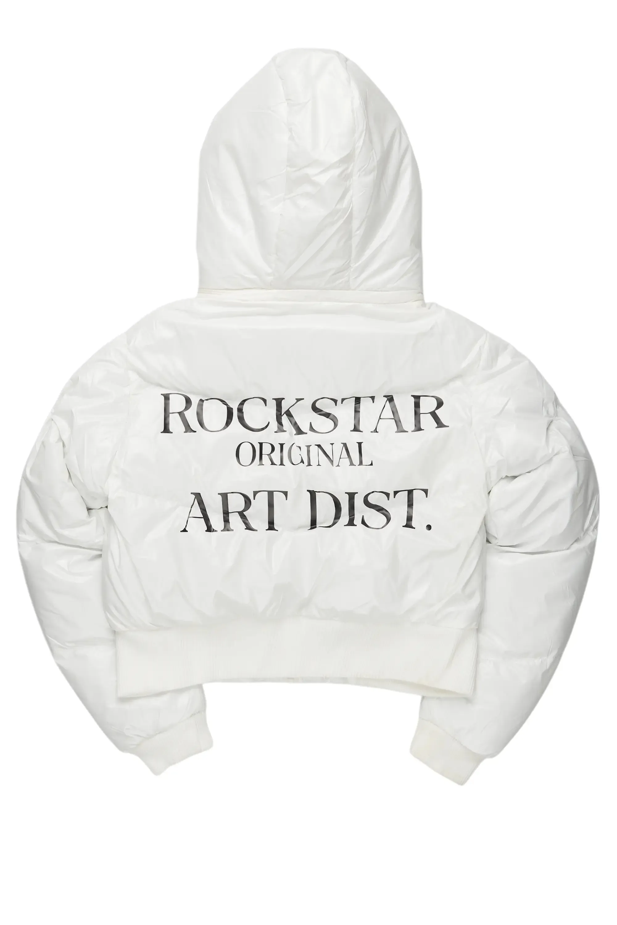 Destina White Puffer Jacket sold by Rockstar Original product image thumbnail 4