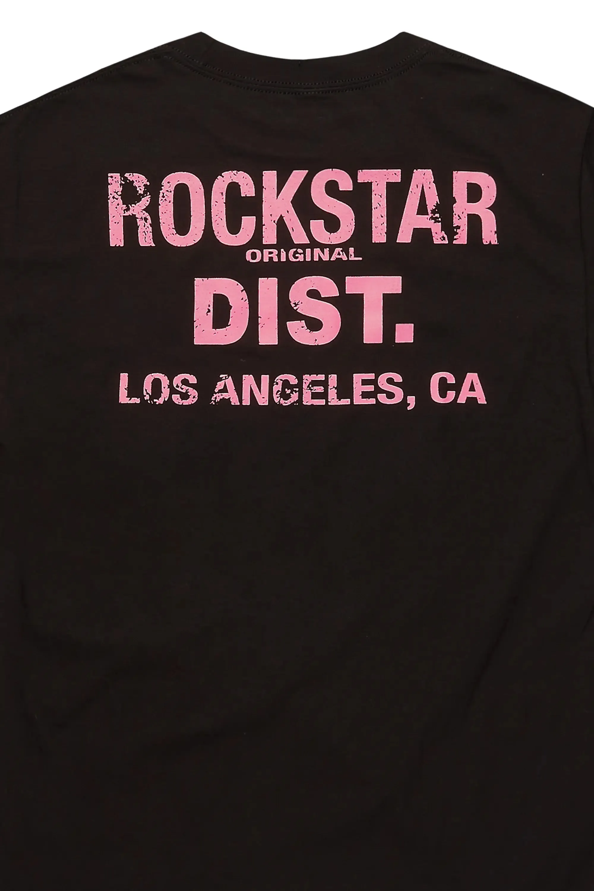 Dalasia Black/Pink Oversized Tee sold by Rockstar Original product image thumbnail 3