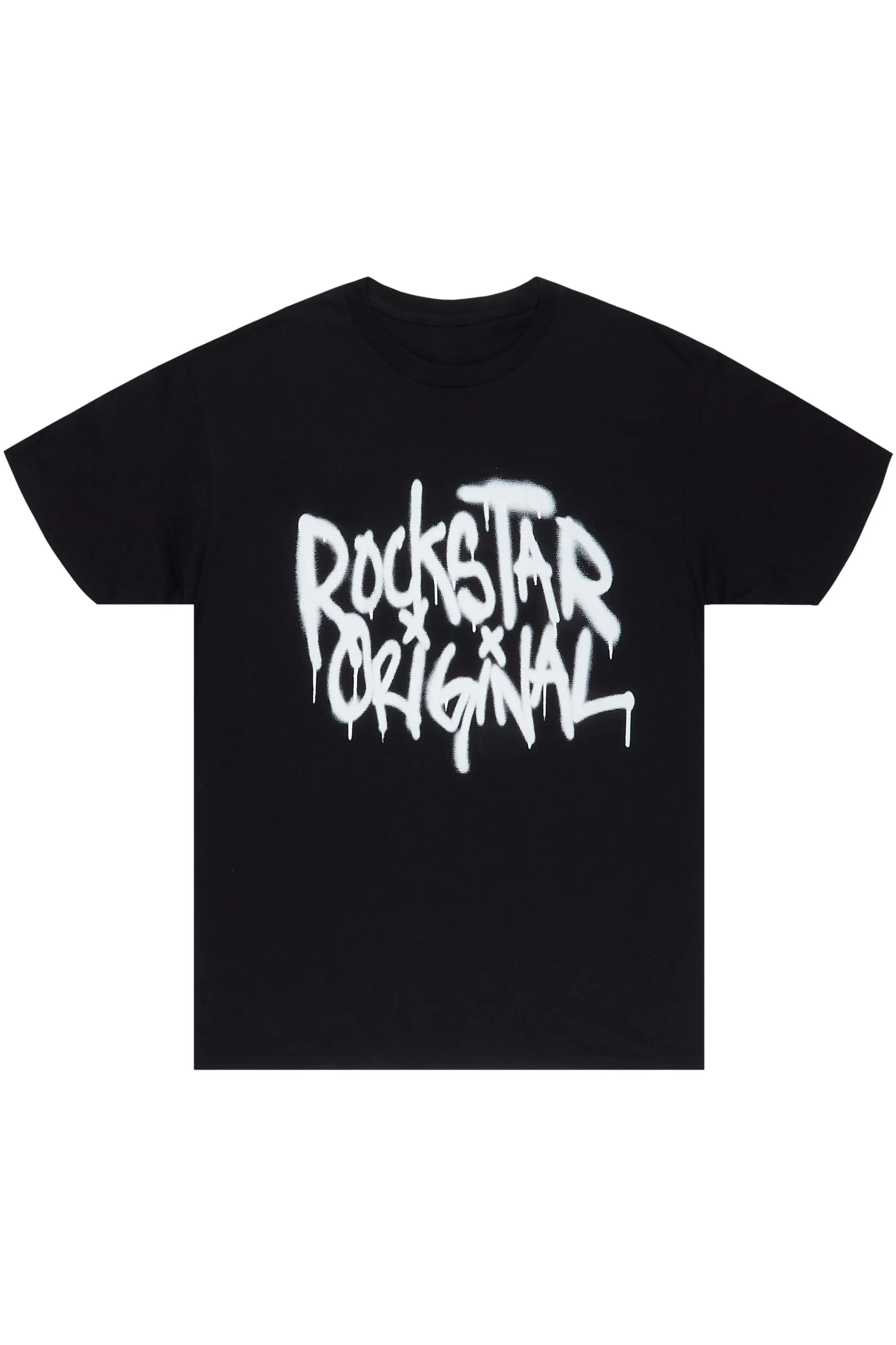 Nytron Black Graphic T-Shirt sold by Rockstar Original
