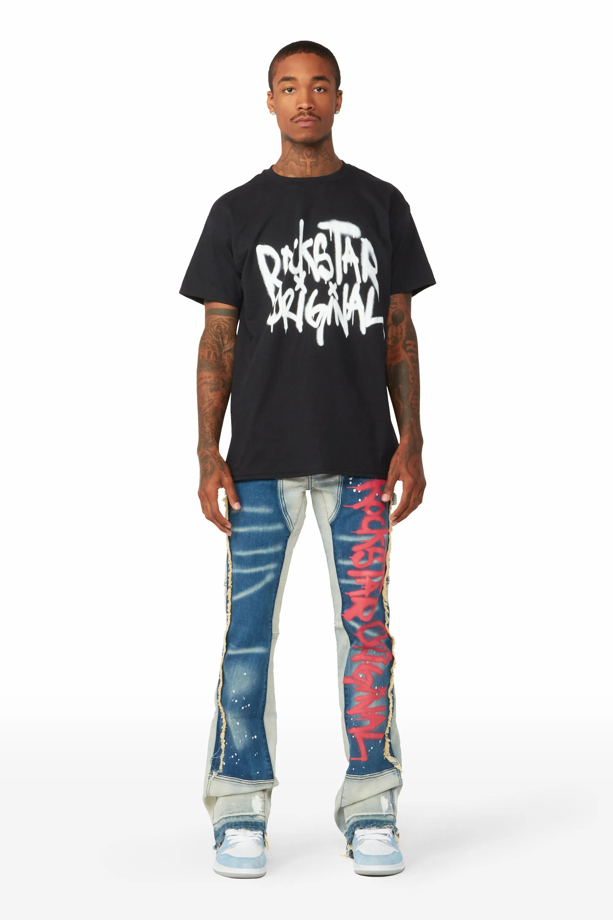 Nytron Black Graphic T-Shirt sold by Rockstar Original product image thumbnail 3