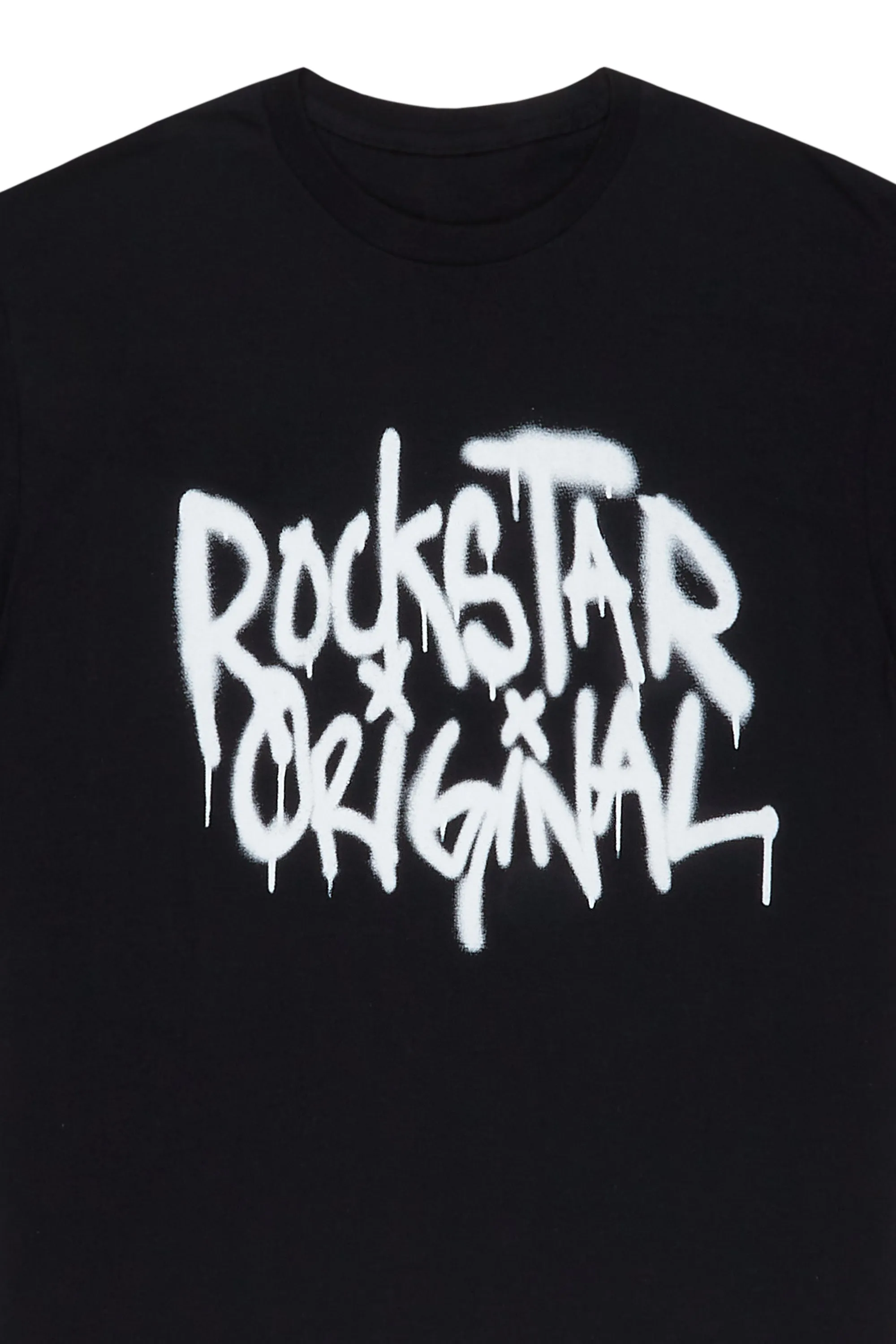 Nytron Black Graphic T-Shirt sold by Rockstar Original product image thumbnail 5