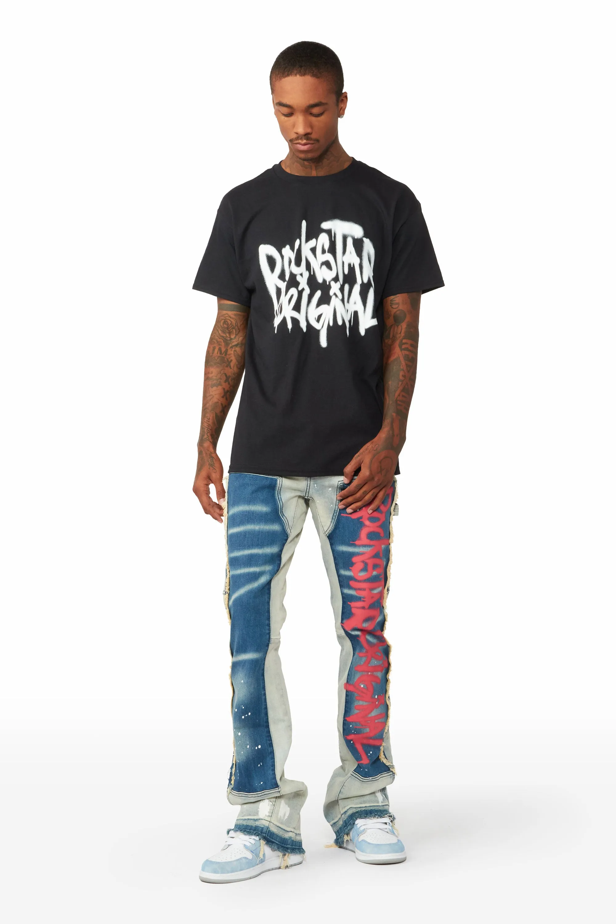 Nytron Black Graphic T-Shirt sold by Rockstar Original product image thumbnail 4