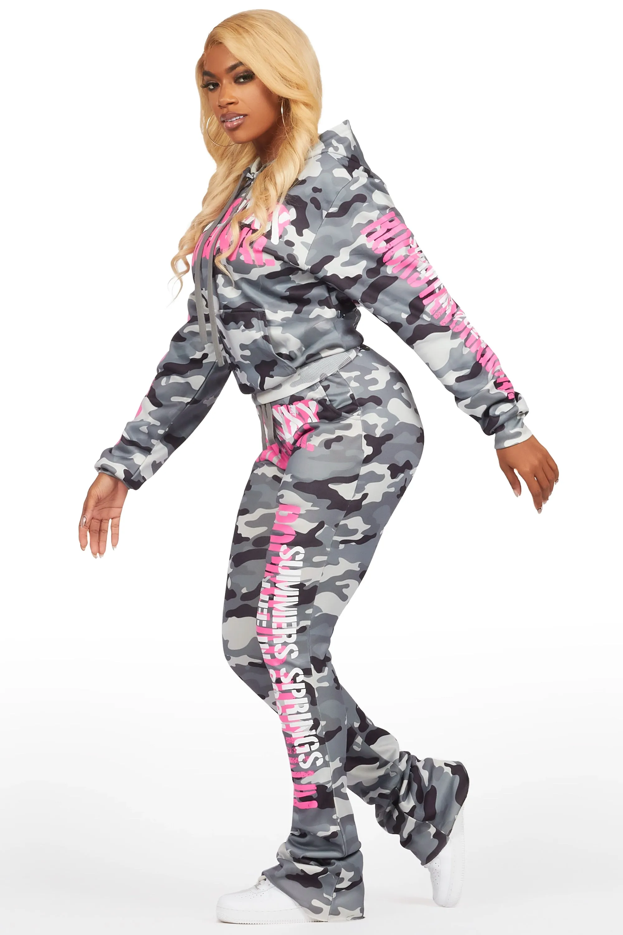 Lamani Black Camo Super Stacked Trackset sold by Rockstar Original product image thumbnail 3