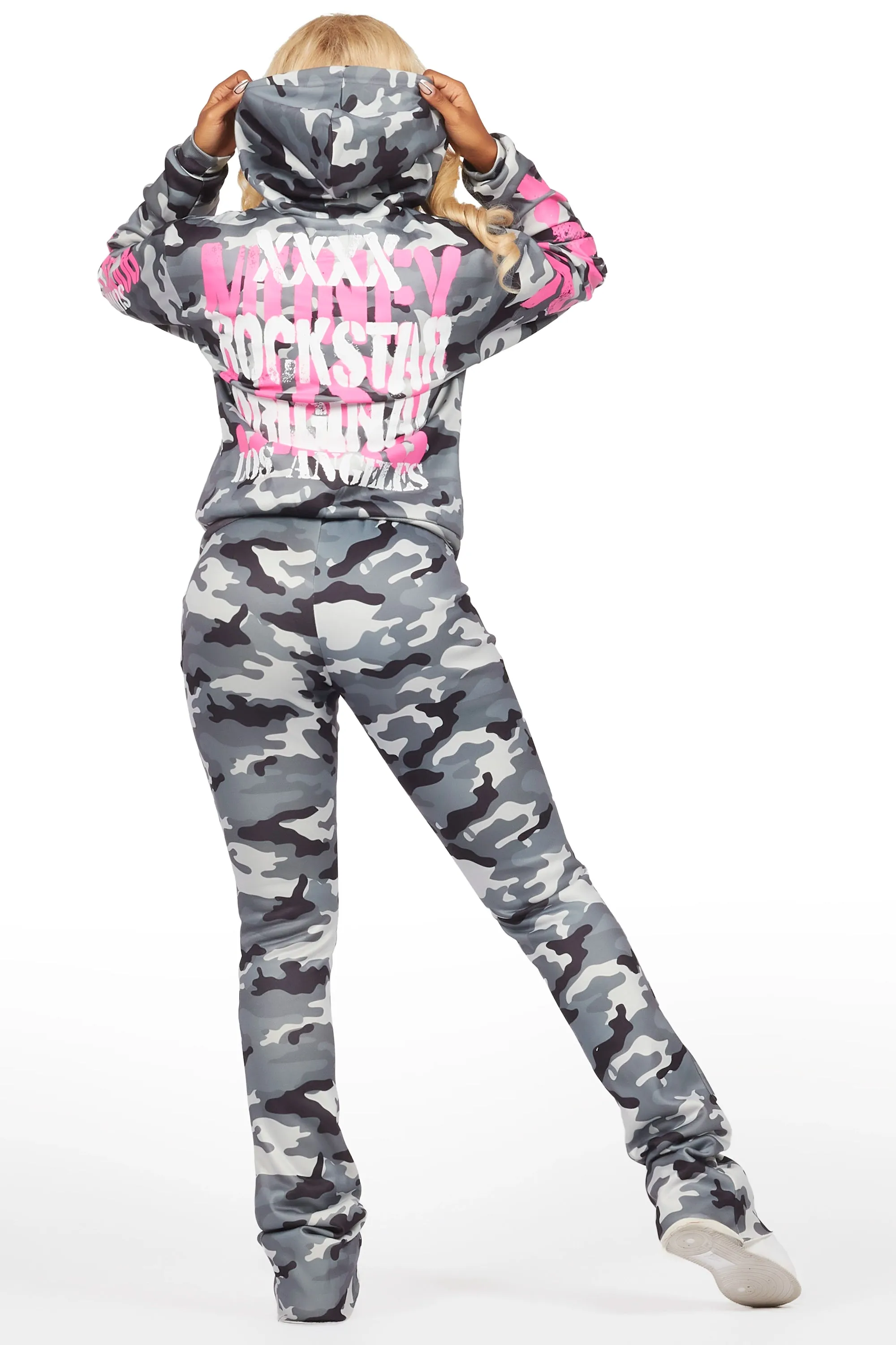 Lamani Black Camo Super Stacked Trackset sold by Rockstar Original product image thumbnail 4