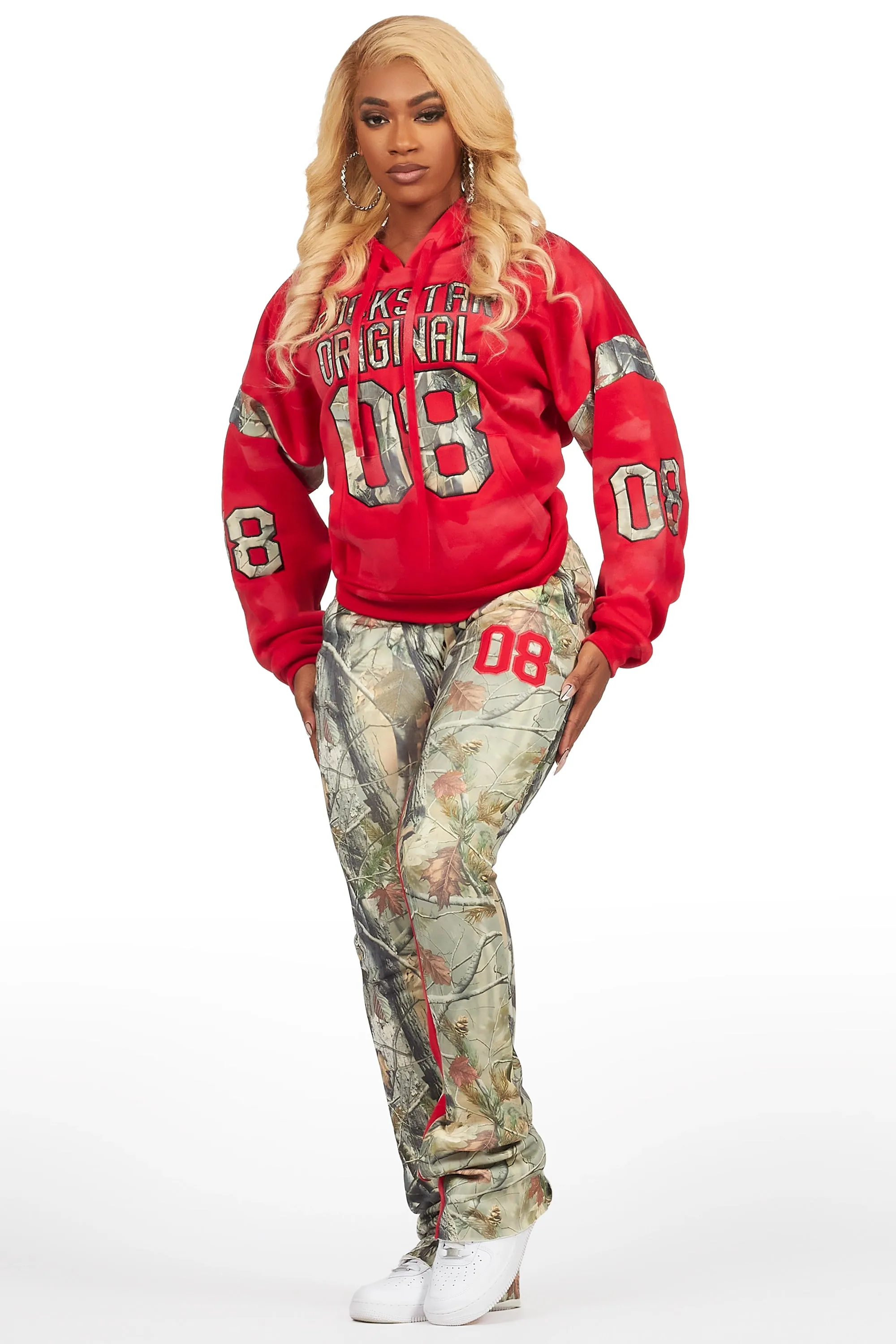 Eniyha Red/Camo Stacked Trackset sold by Rockstar Original product image thumbnail 3