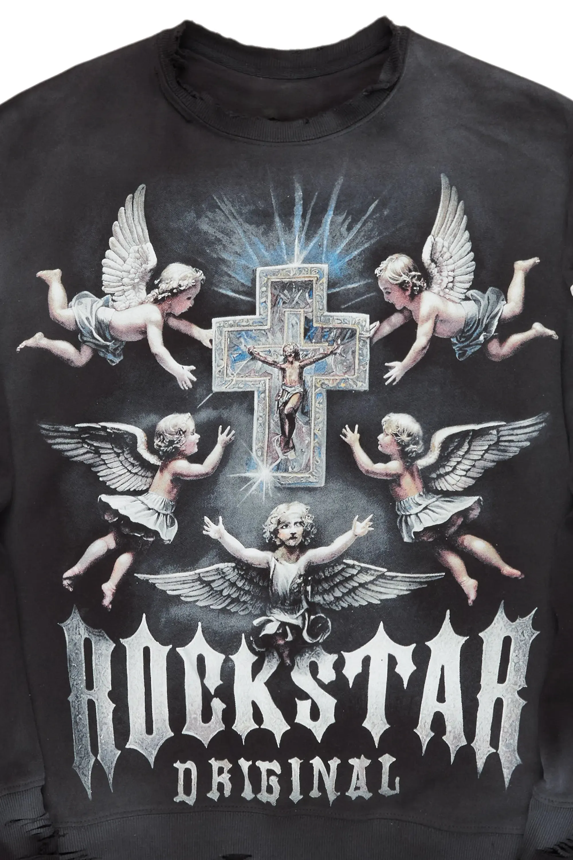 Adem Black Graphic Crewneck sold by Rockstar Original product image thumbnail 2