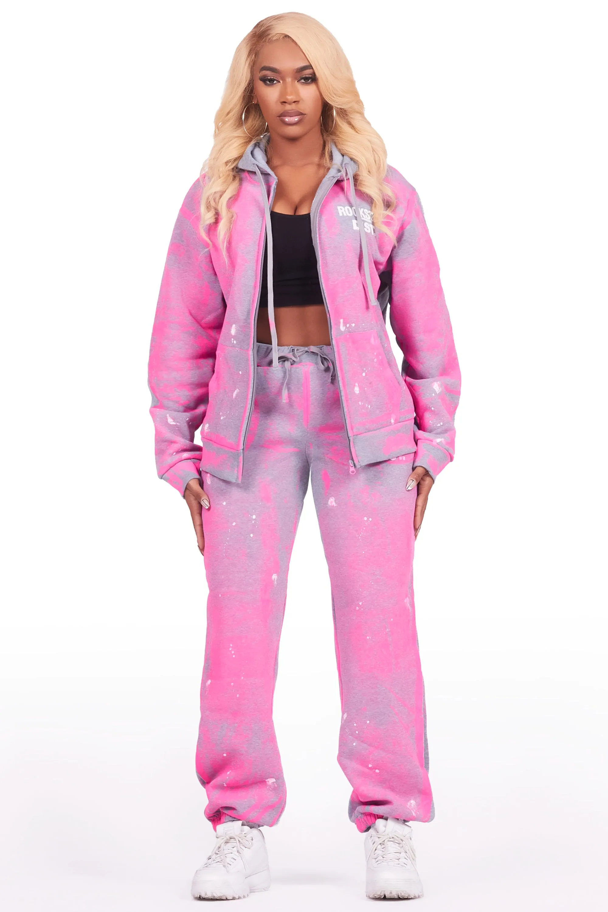 Alaiyah Grey Oversized Trackset sold by Rockstar Original product image thumbnail 2