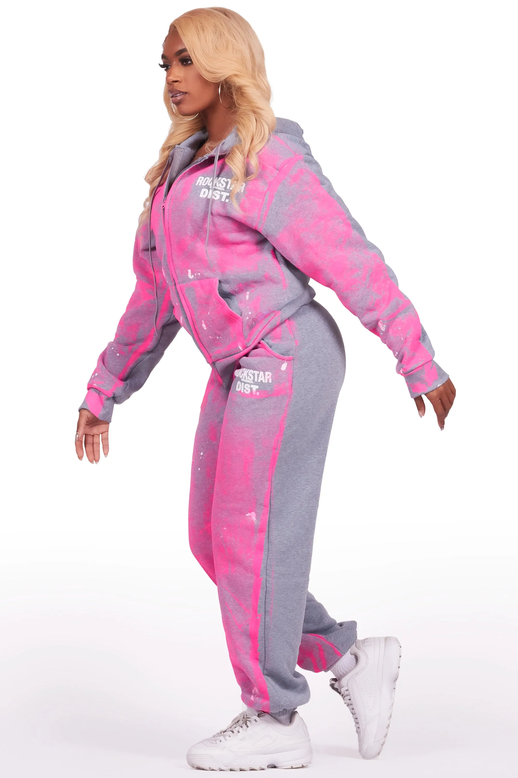 Alaiyah Grey Oversized Trackset sold by Rockstar Original product image thumbnail 4