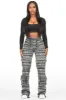 Mikaia Black Tapestry Stacked Pant sold by Rockstar Original