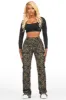 Niyah Black Floral Tapestry Stacked Pant sold by Rockstar Original