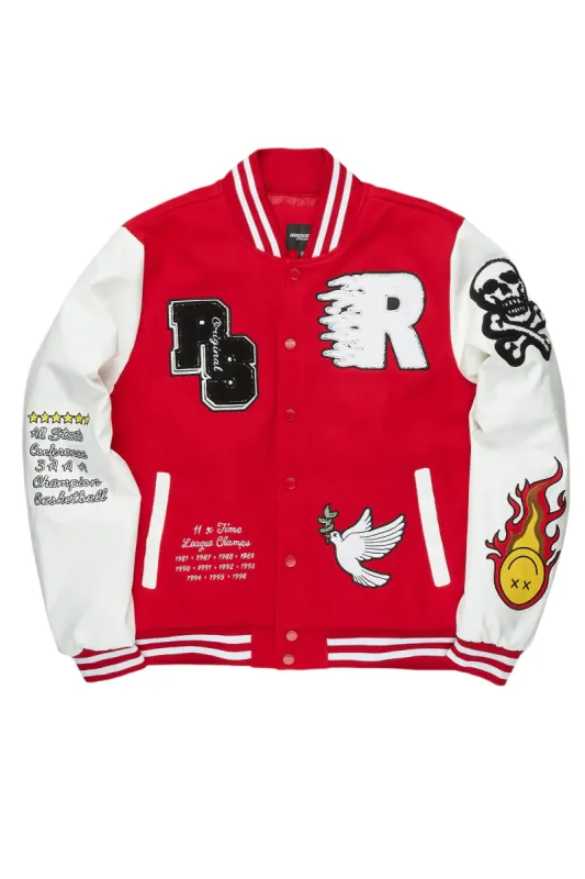 Leaner Red Bomber Jacket sold by Rockstar Original