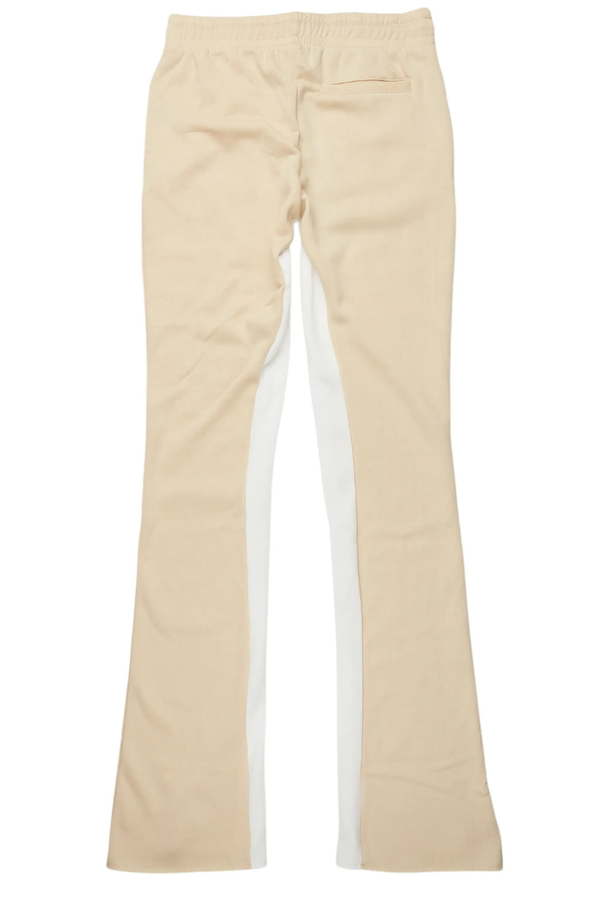 Uko Beige Stacked Baggy Track Pant sold by Rockstar Original product image thumbnail 3