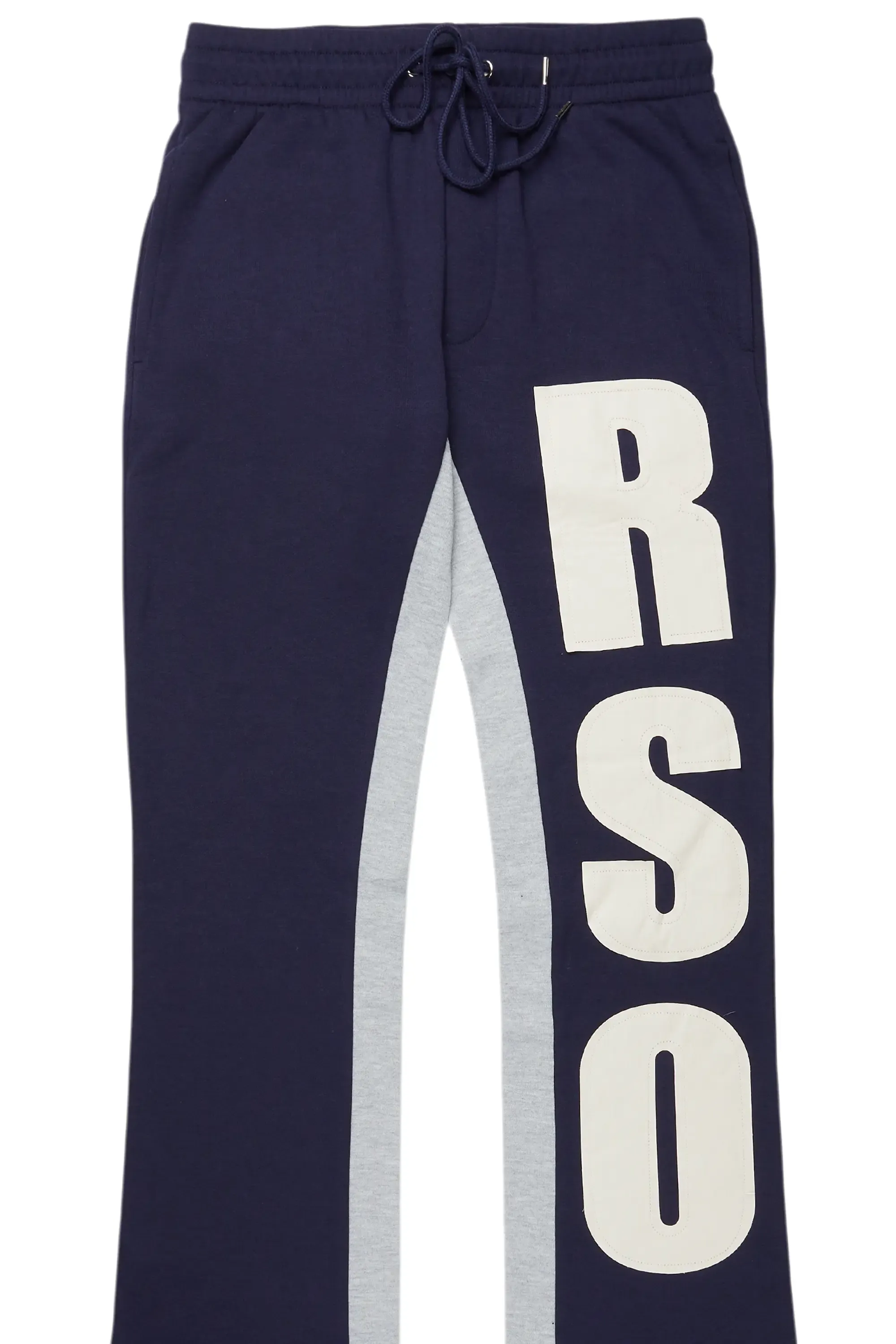 Uko Navy Stacked Baggy Track Pant sold by Rockstar Original product image thumbnail 2